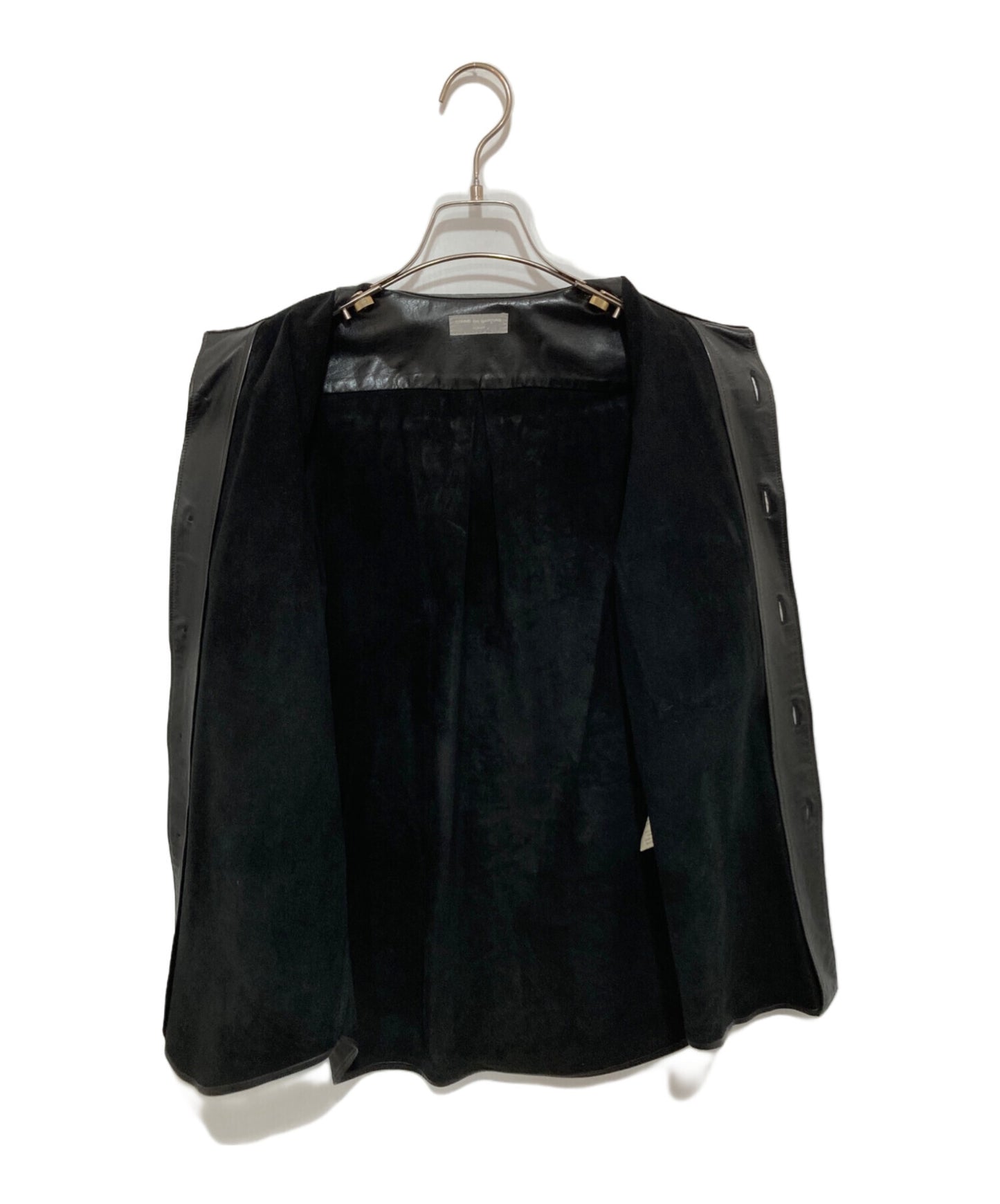 [Pre-owned] COMME des GARCONS HOMME Leather shirt jacket AD2002 Tanaka Om HH-B044 HH-B044