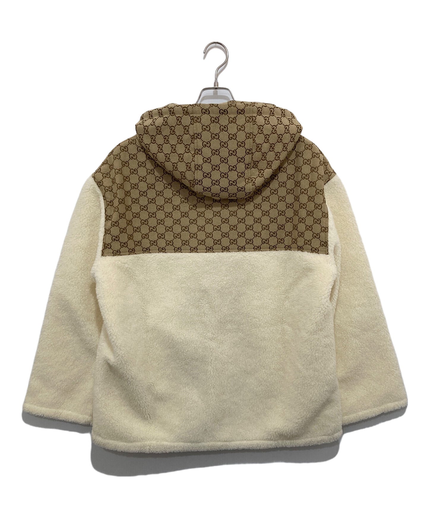 [Pre-owned] GUCCI GG Intarsia Wool Fleece Zip Jacket Boa Jacket 798503 798503
