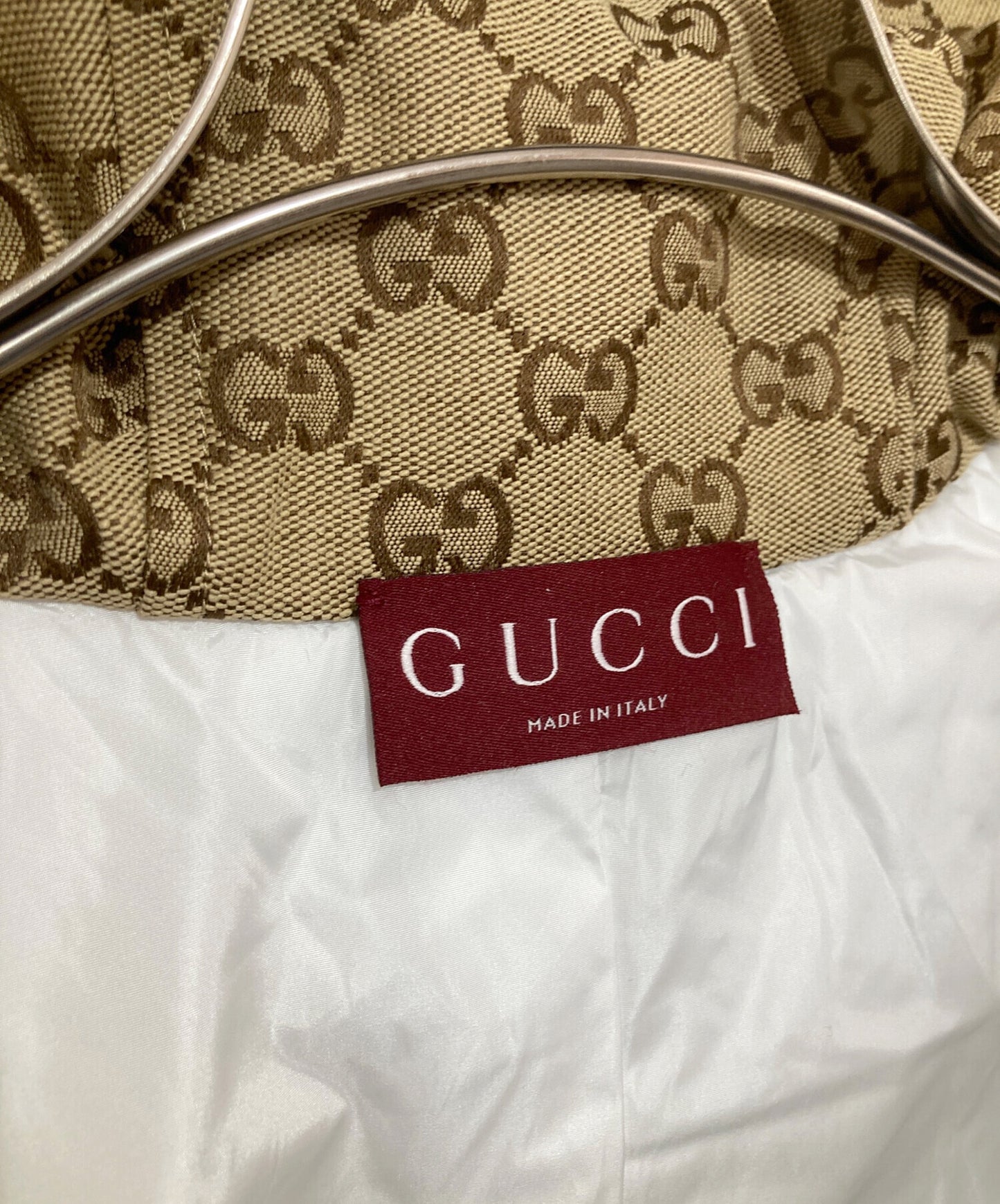 [Pre-owned] GUCCI GG Intarsia Wool Fleece Zip Jacket Boa Jacket 798503 798503