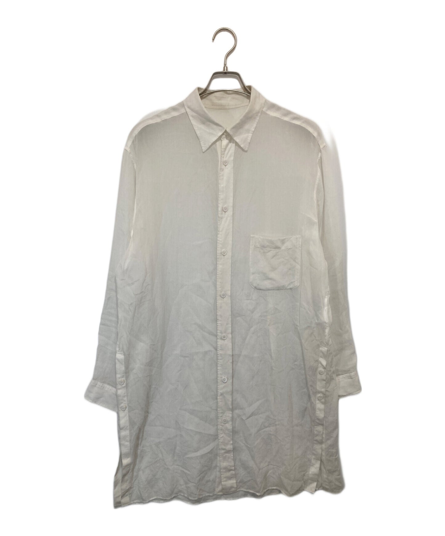 [Pre-owned] Yohji Yamamoto pour homme CELLULOSE LOAN BACK-PANELED SLIT BLOUSE 25SS HP-B69-234 HP-B69-234