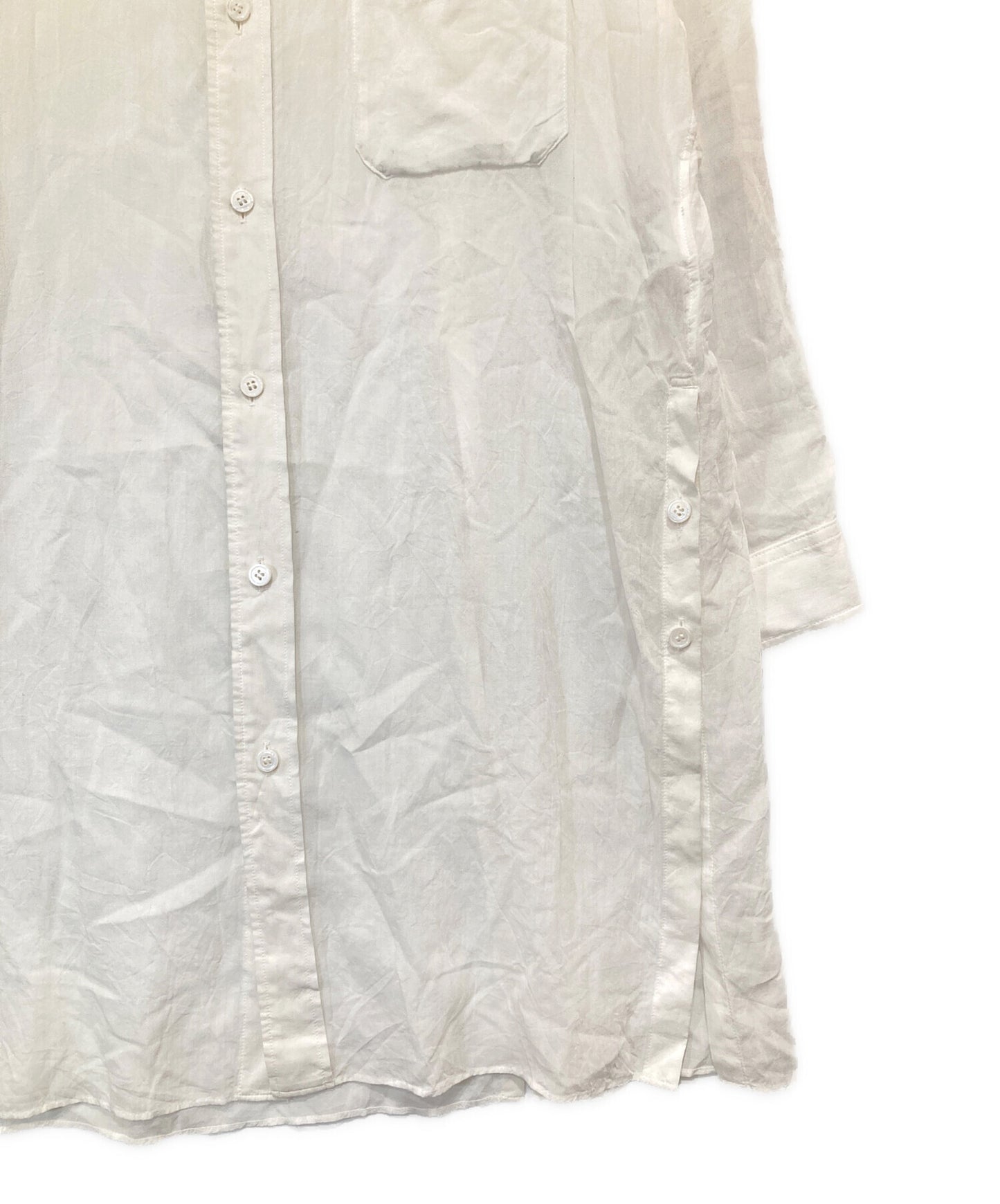 [Pre-owned] Yohji Yamamoto pour homme CELLULOSE LOAN BACK-PANELED SLIT BLOUSE 25SS HP-B69-234 HP-B69-234
