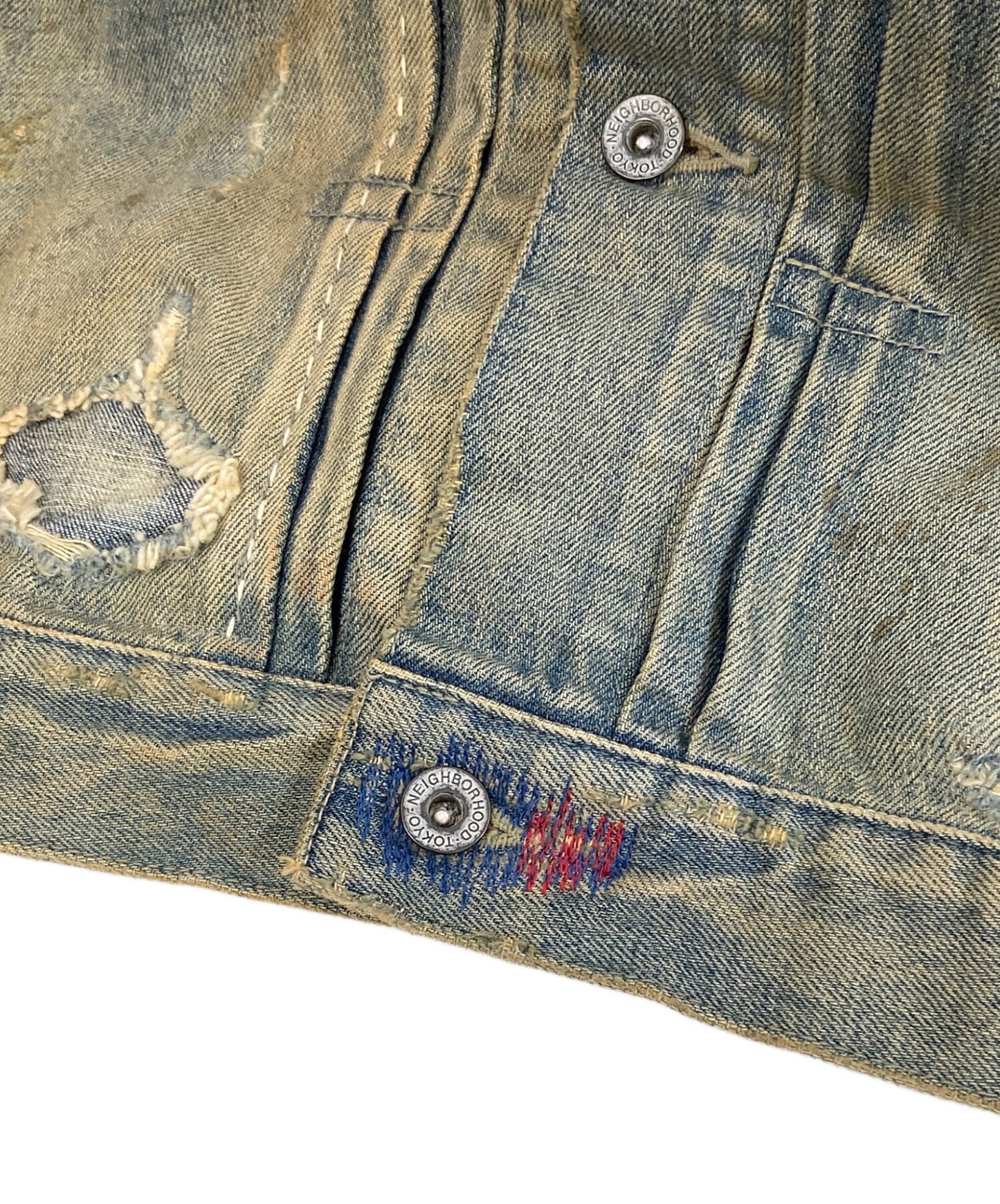 [Pre-owned] NEIGHBORHOOD 24SS SAVAGE DENIM TYPE-1 JACKET / Denim Trucker Jacket 241XBNH-JKM01 241XBNH-JKM01