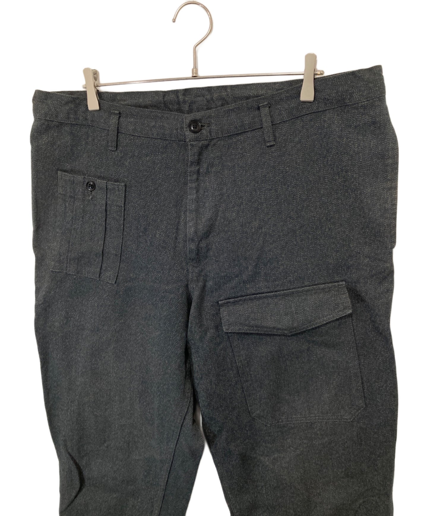 [Pre-owned] BLACK Scandal Yohji Yamamoto DRAWSTRING WORK PANTS (Drawstring, No-Tuck Work Pants) HJ-P96-041 HJ-P96-041