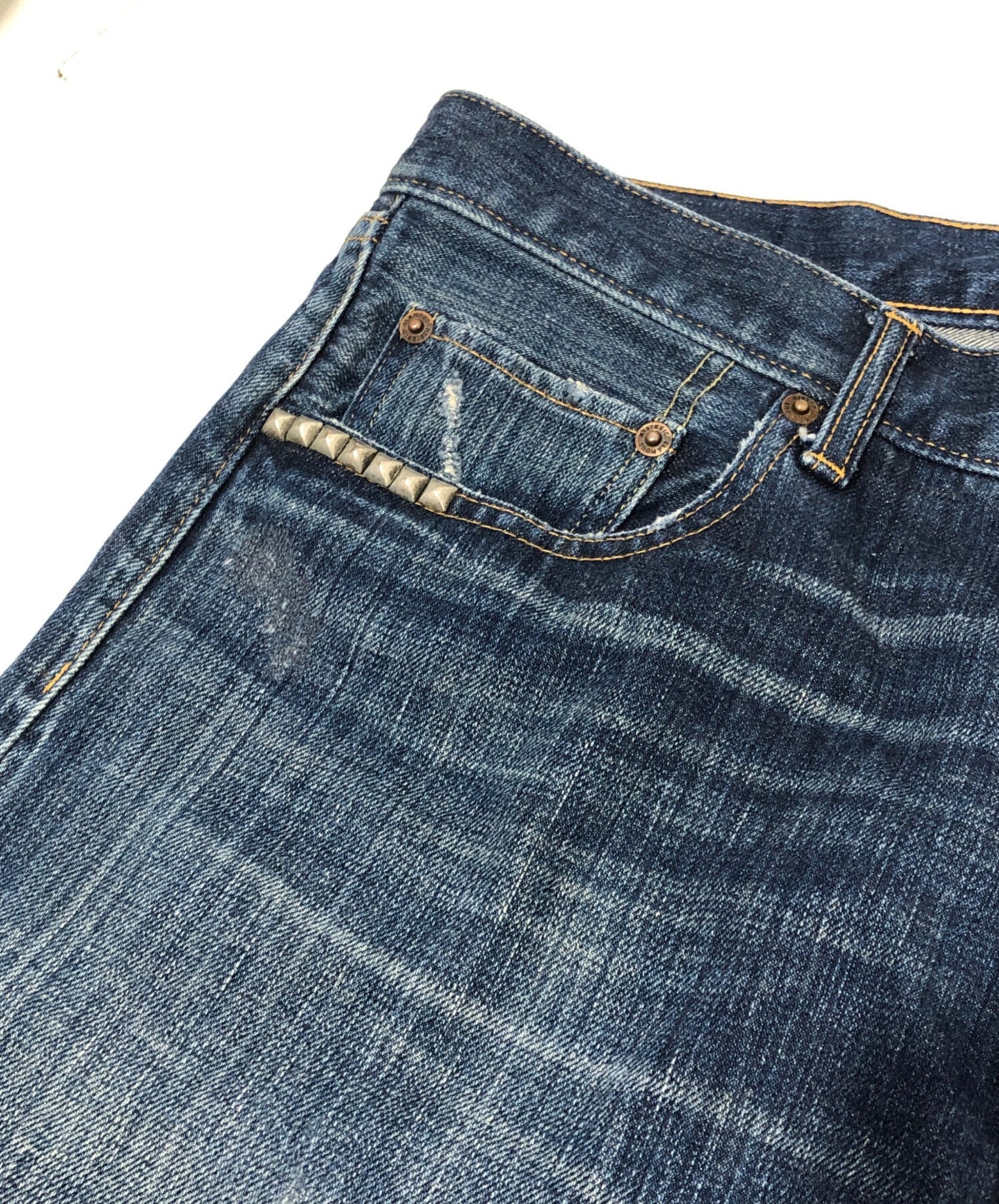 [Pre-owned] Hysteric Glamour Studded Denim Pants STUDS DENIM PANTS KINKY JEANS 02243AP55 02243AP55