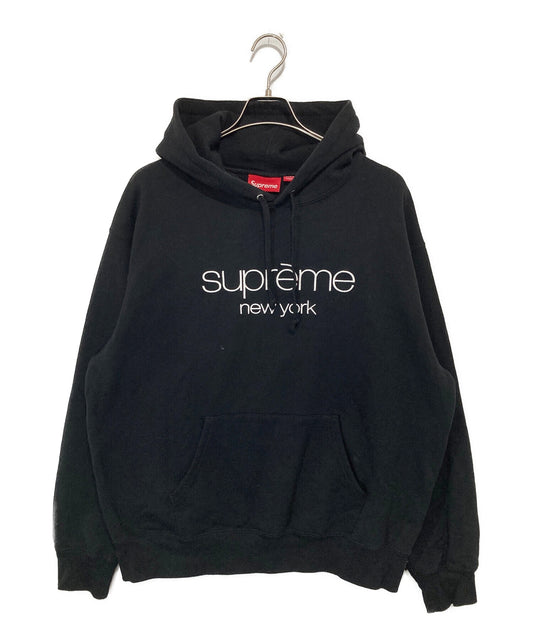 [Pre-owned] SUPREME Classic Logo Hooded Sweatshirt