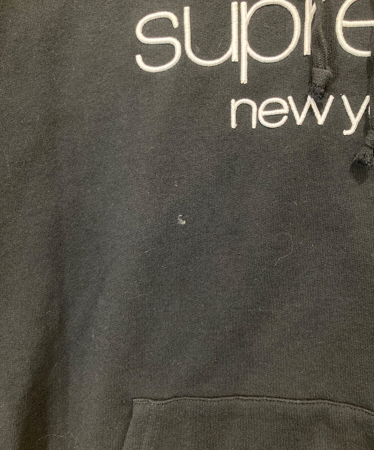 [Pre-owned] SUPREME Classic Logo Hooded Sweatshirt