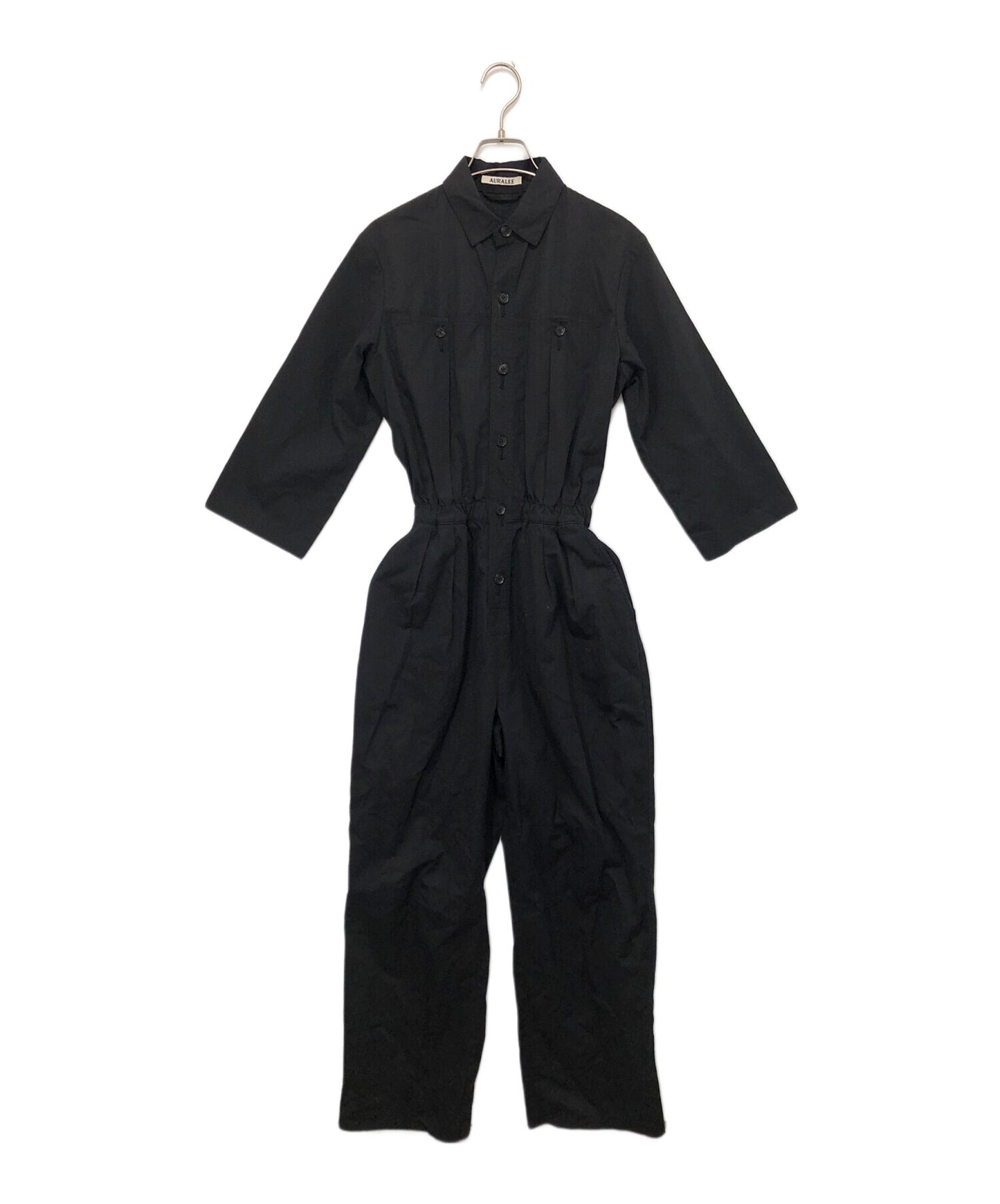 [Pre-owned] AURALEE WASHED CAVALRY TWILL JUMPSUIT A9ST02CT A9ST02CT