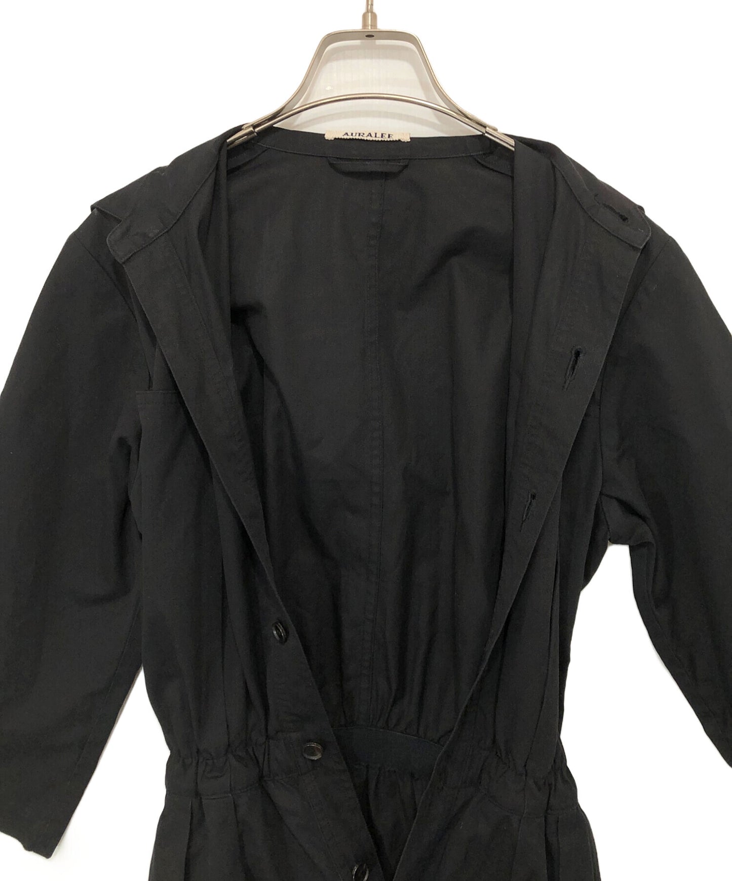 [Pre-owned] AURALEE WASHED CAVALRY TWILL JUMPSUIT A9ST02CT A9ST02CT