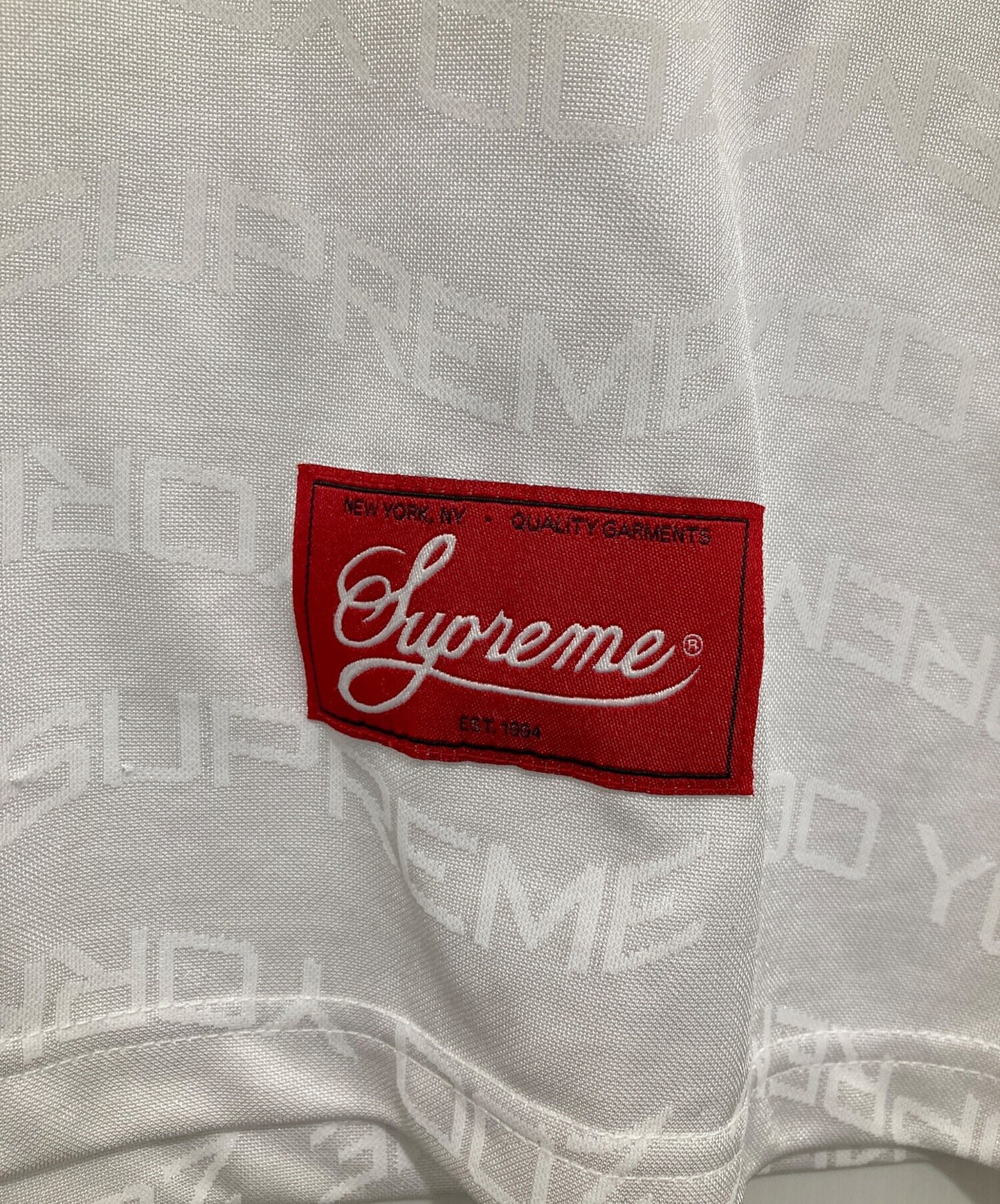 [Pre-owned] SUPREME Soccer Jersey, Game Shirt, Collaboration T-Shirt