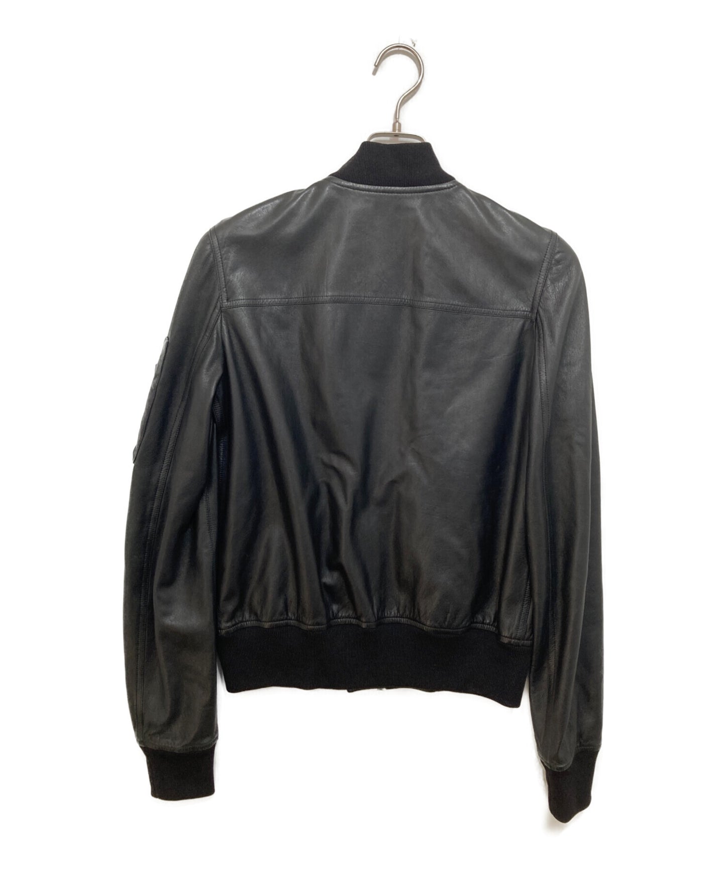 [Pre-owned] RICK OWENS 15SS Zip-Up Leather Jacket, Archive Flight Jacket  RP15S5709
