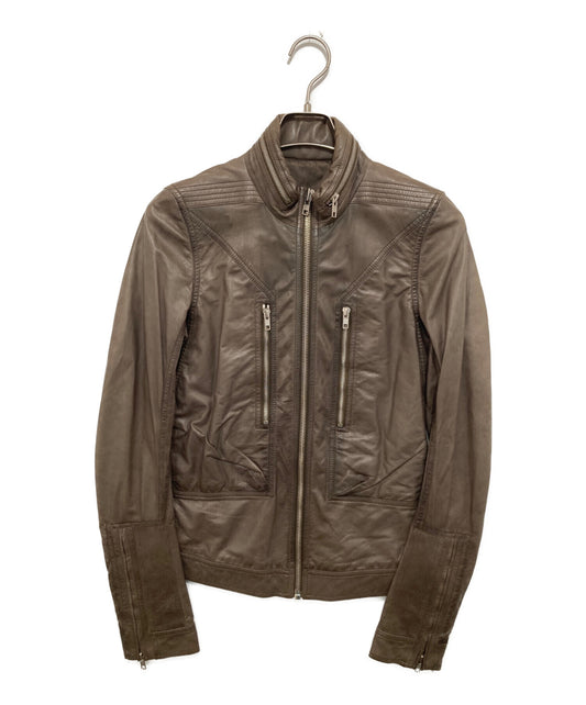 [Pre-owned] RICK OWENS 14SS Multi-Zip Leather Jacket Archive  RU14S1760