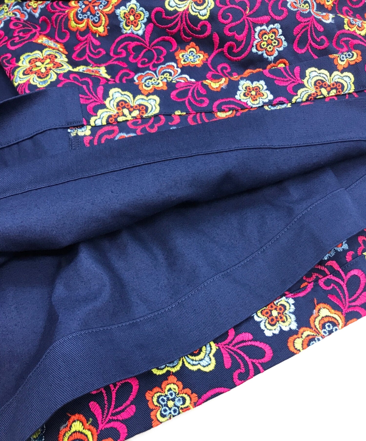 Pre-owned] tricot COMME des GARCONS Embroidered Flared Skirt TE