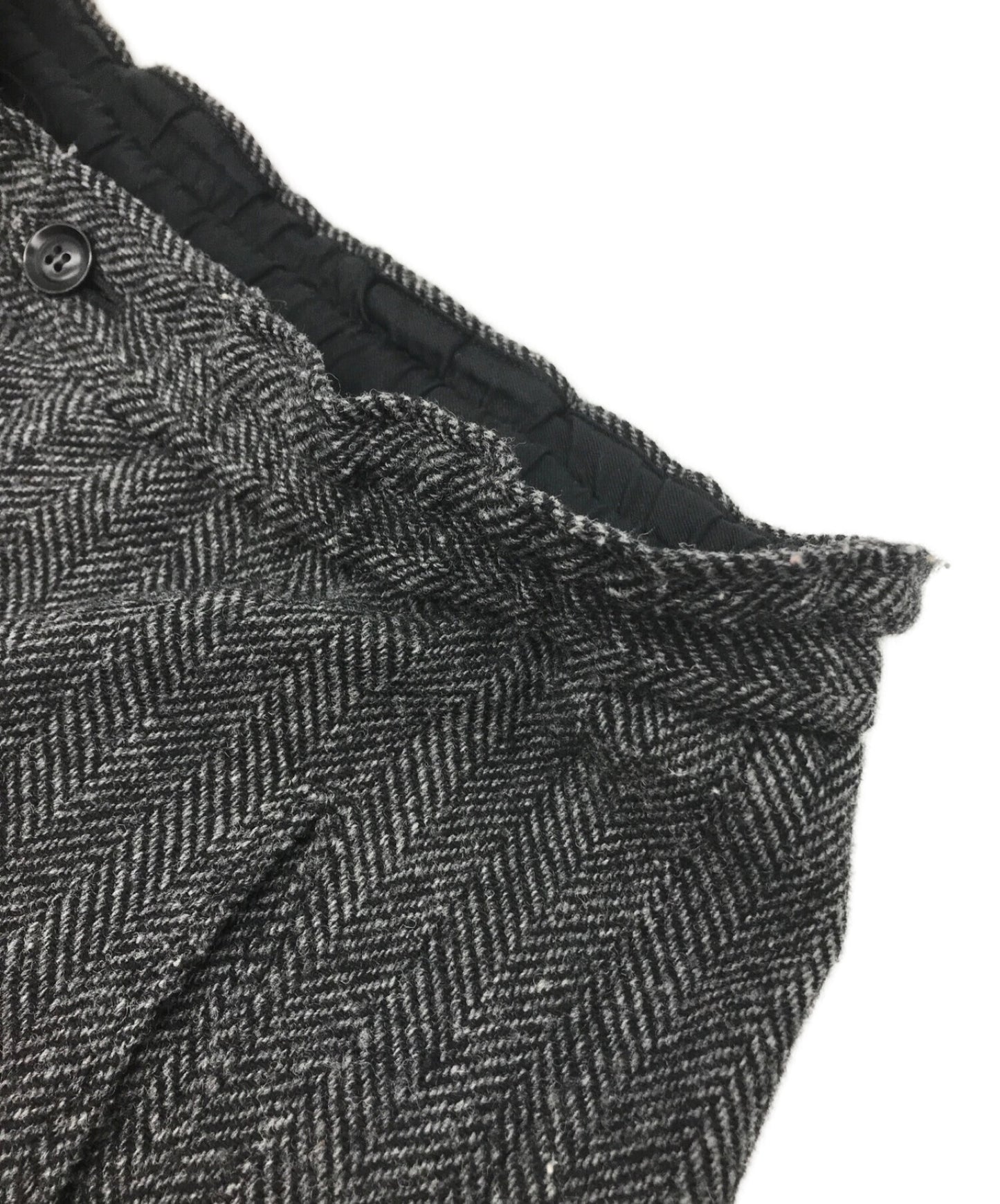 [Pre-owned] Y's Wool herringbone pants with hem zipper YE-P09-107