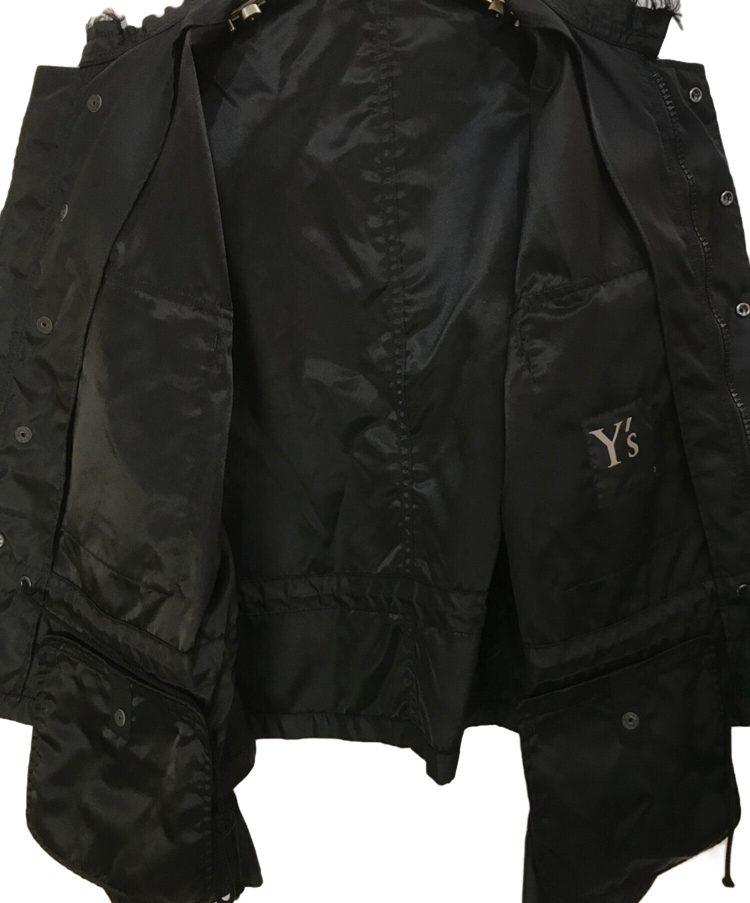 Y’s / 22SS/ナイロンジャケット/VINTAGE NYLON TWILL SHORT BLOUSON/YG-Y01-600 Pre-owned] Y's VINTAGE NYLON TWILL SHORT BLOUSON YG-Y01-600