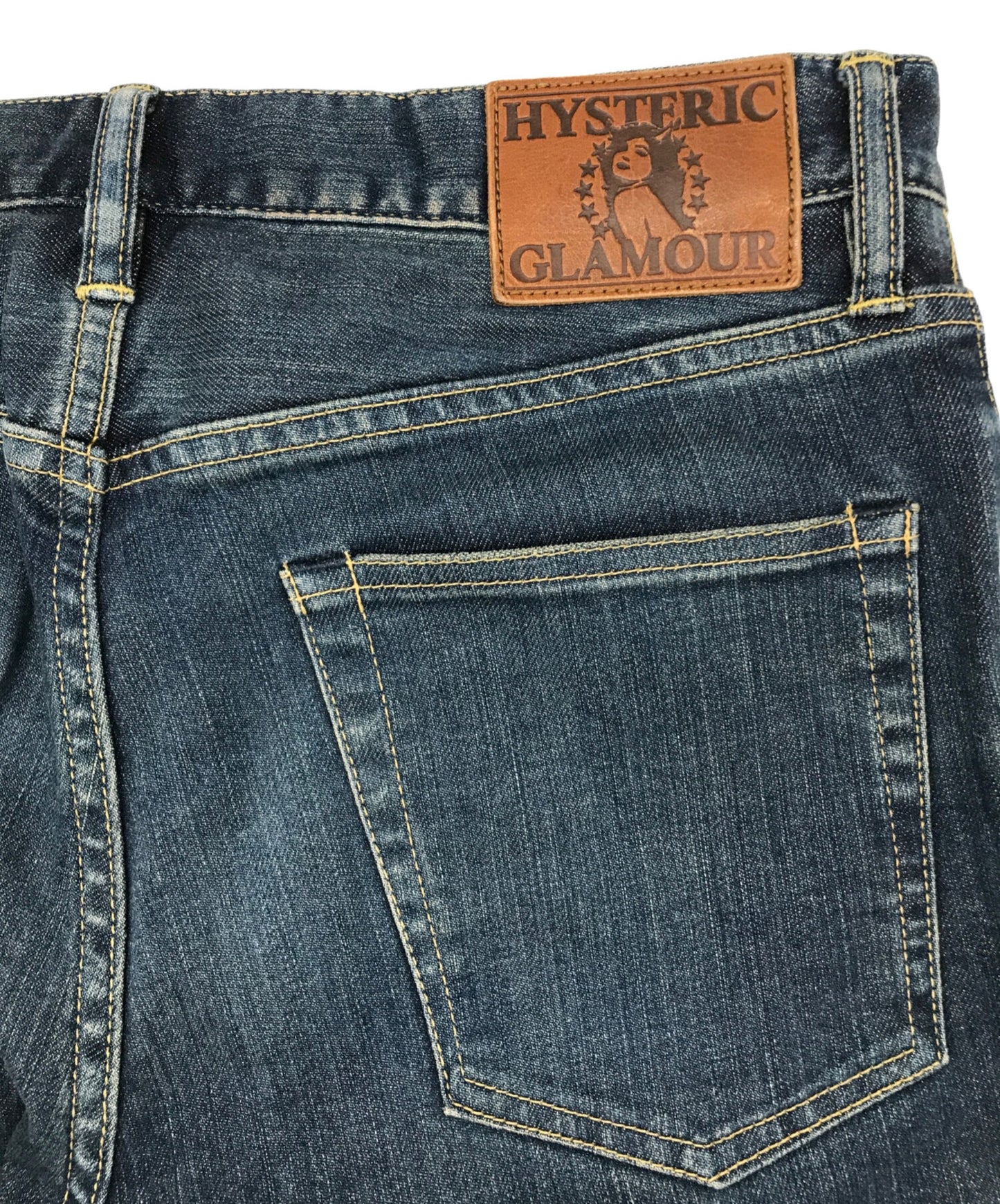 [Pre-owned] Hysteric Glamour Used studded denim pants 0263AP11