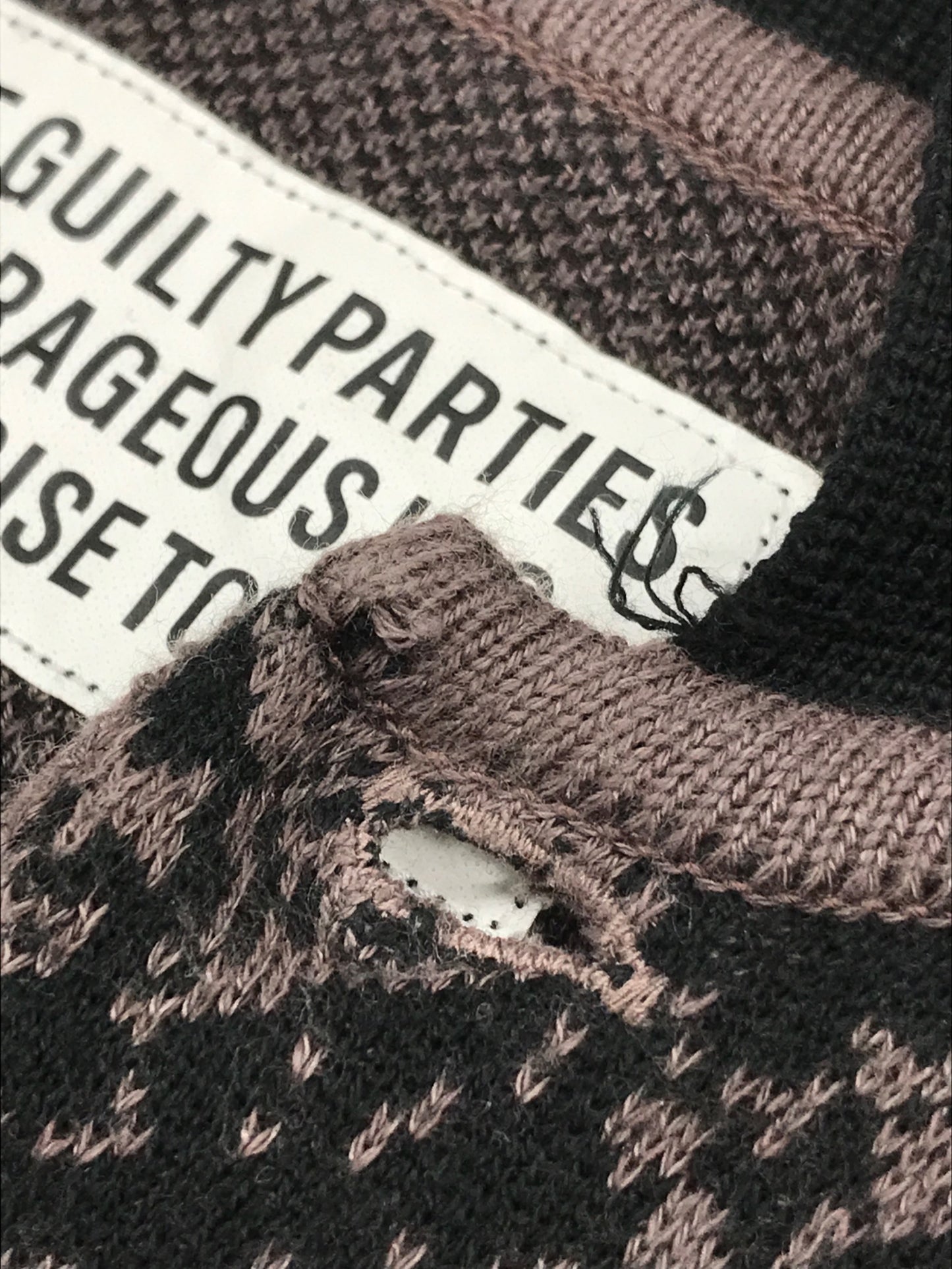 [Pre-owned] WACKO MARIA PYTHON KNIT POLO SHIRT