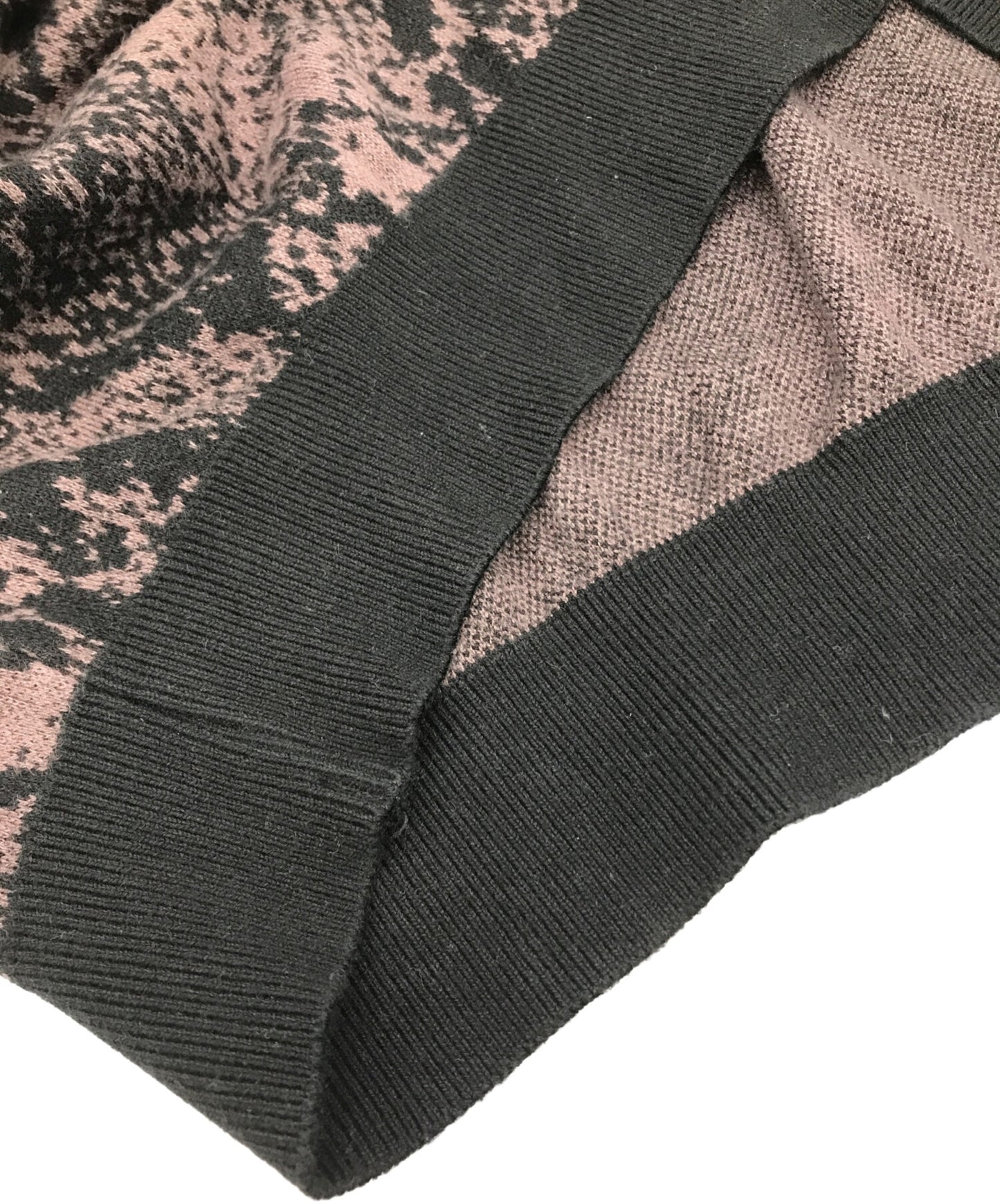 [Pre-owned] WACKO MARIA PYTHON KNIT POLO SHIRT