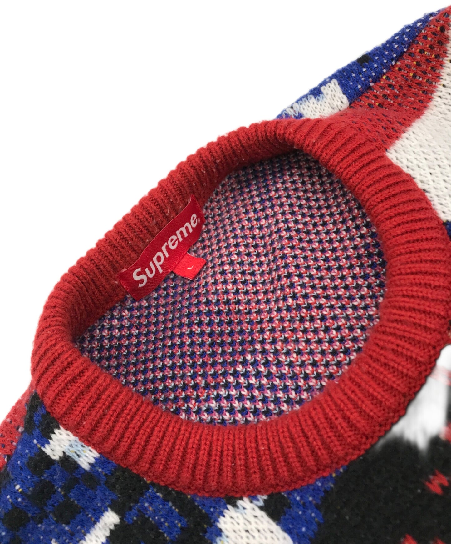 [Pre-owned] SUPREME 21SS DIGITAL FLAG SWEATER Knit