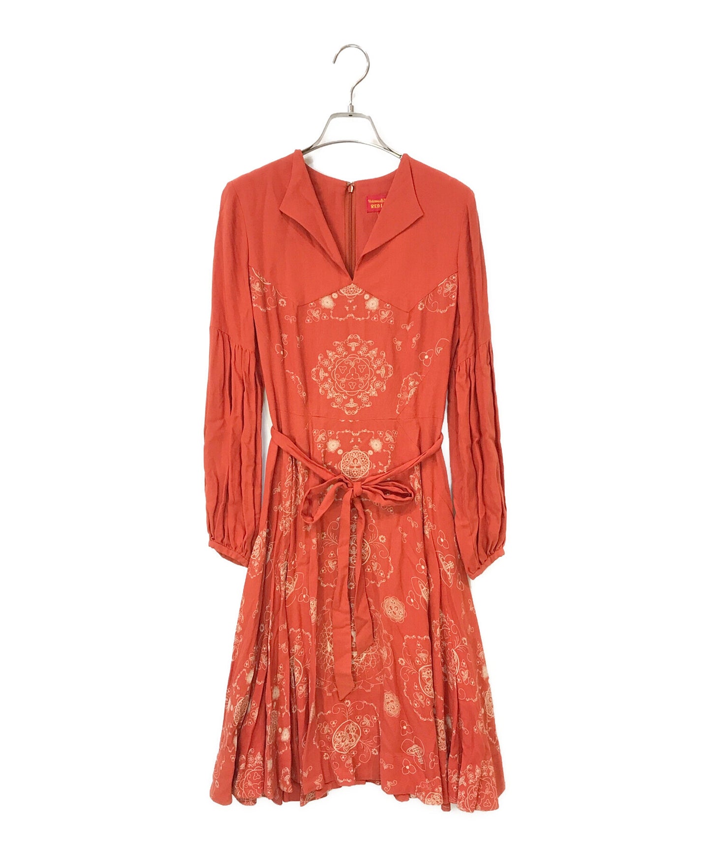 [Pre-owned] Vivienne Westwood RED LABEL Ribbon Orb mark dress 357-01-57005