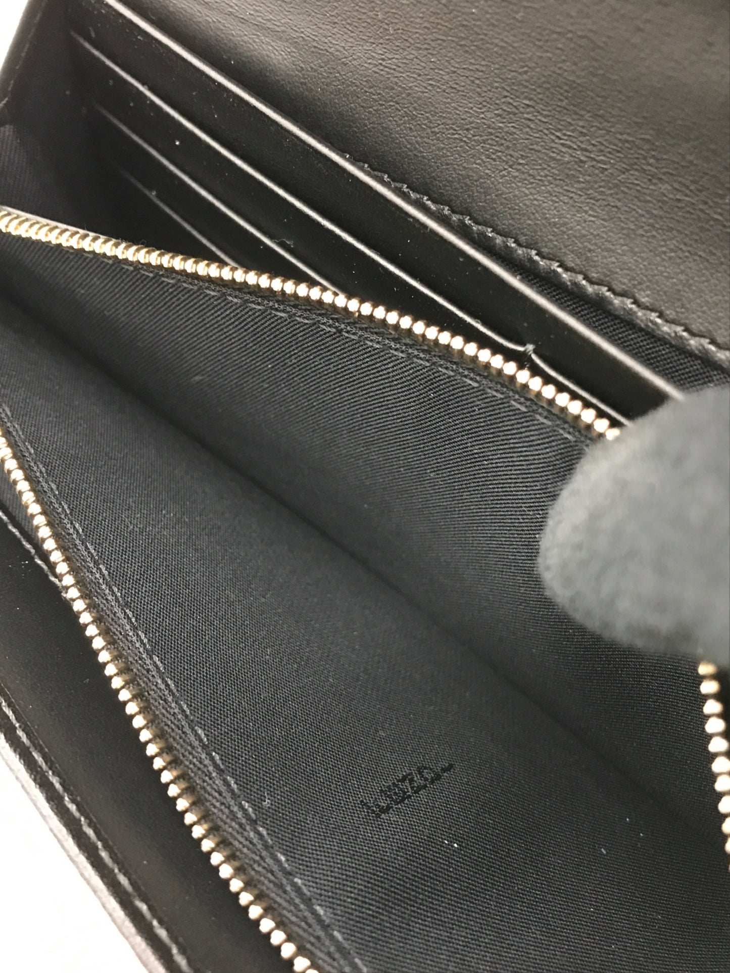 [Pre-owned] FENDI Bug's Eye Monster Flap Type Continental Wallet Long Wallet 8M0251/3IF