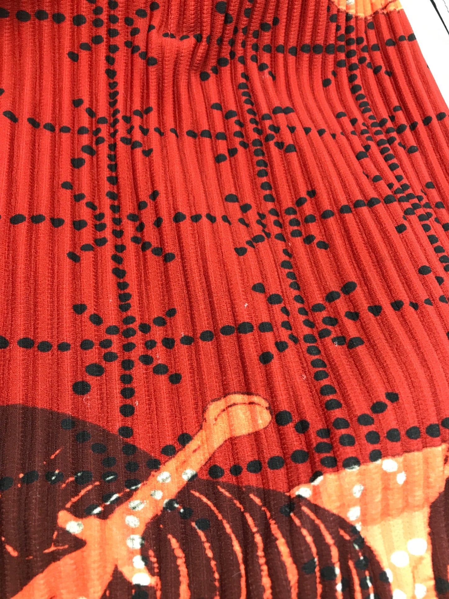 [Pre-owned] HOMME PLISSE ISSEY MIYAKE Shunga transfer pleated pants HP71JF179