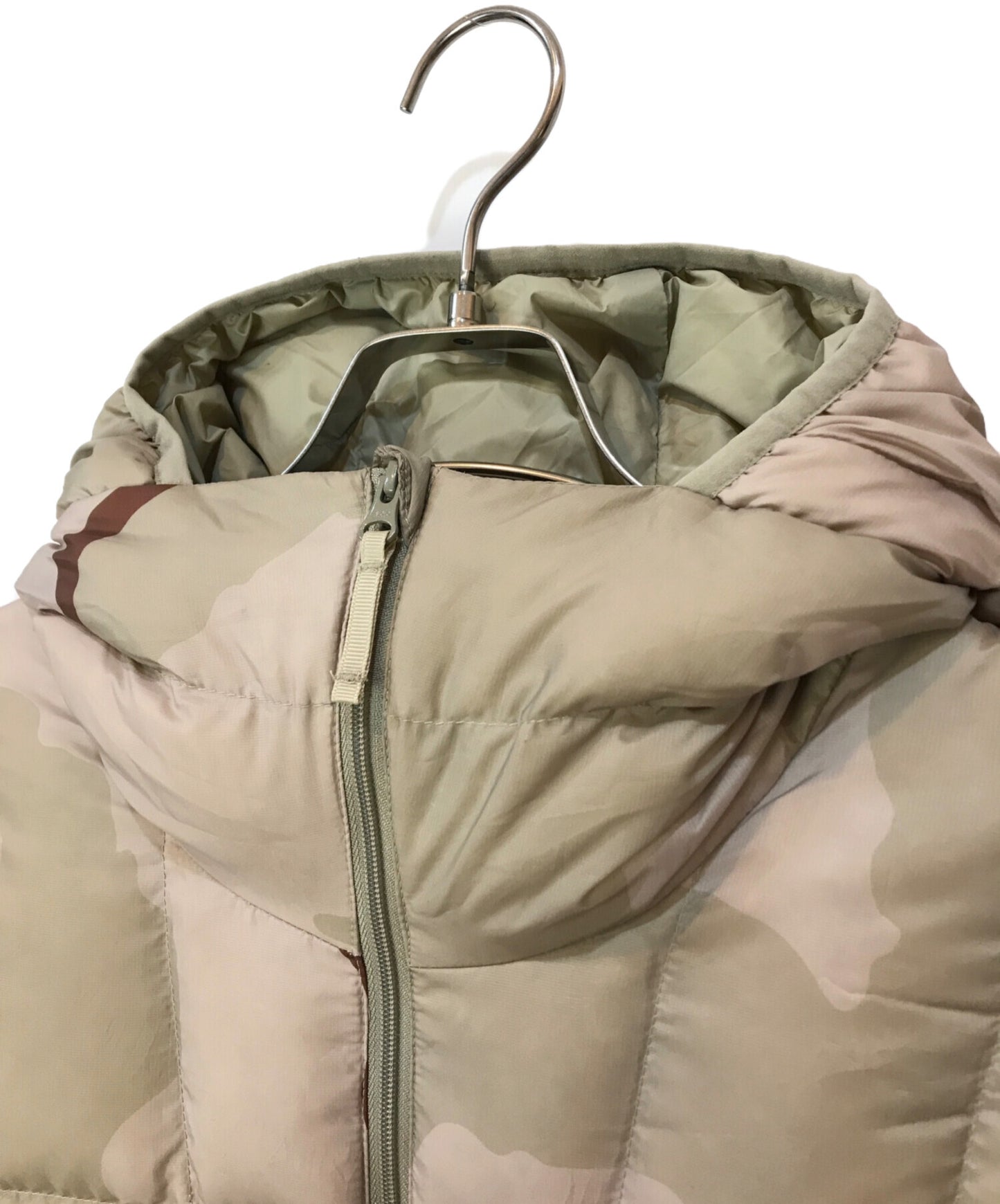 [Pre-owned] SUPREME 24FW Micro Down Half Zip Hooded Pullover