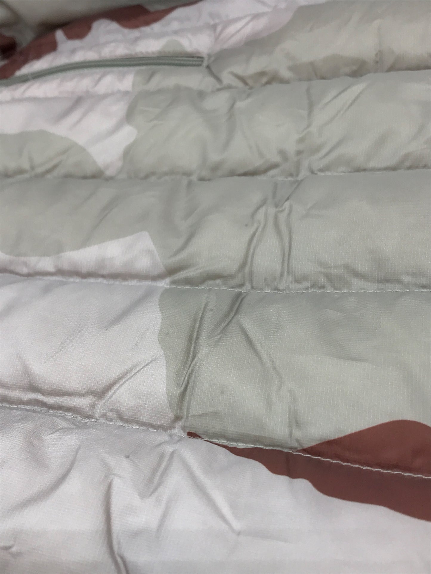 [Pre-owned] SUPREME 24FW Micro Down Half Zip Hooded Pullover