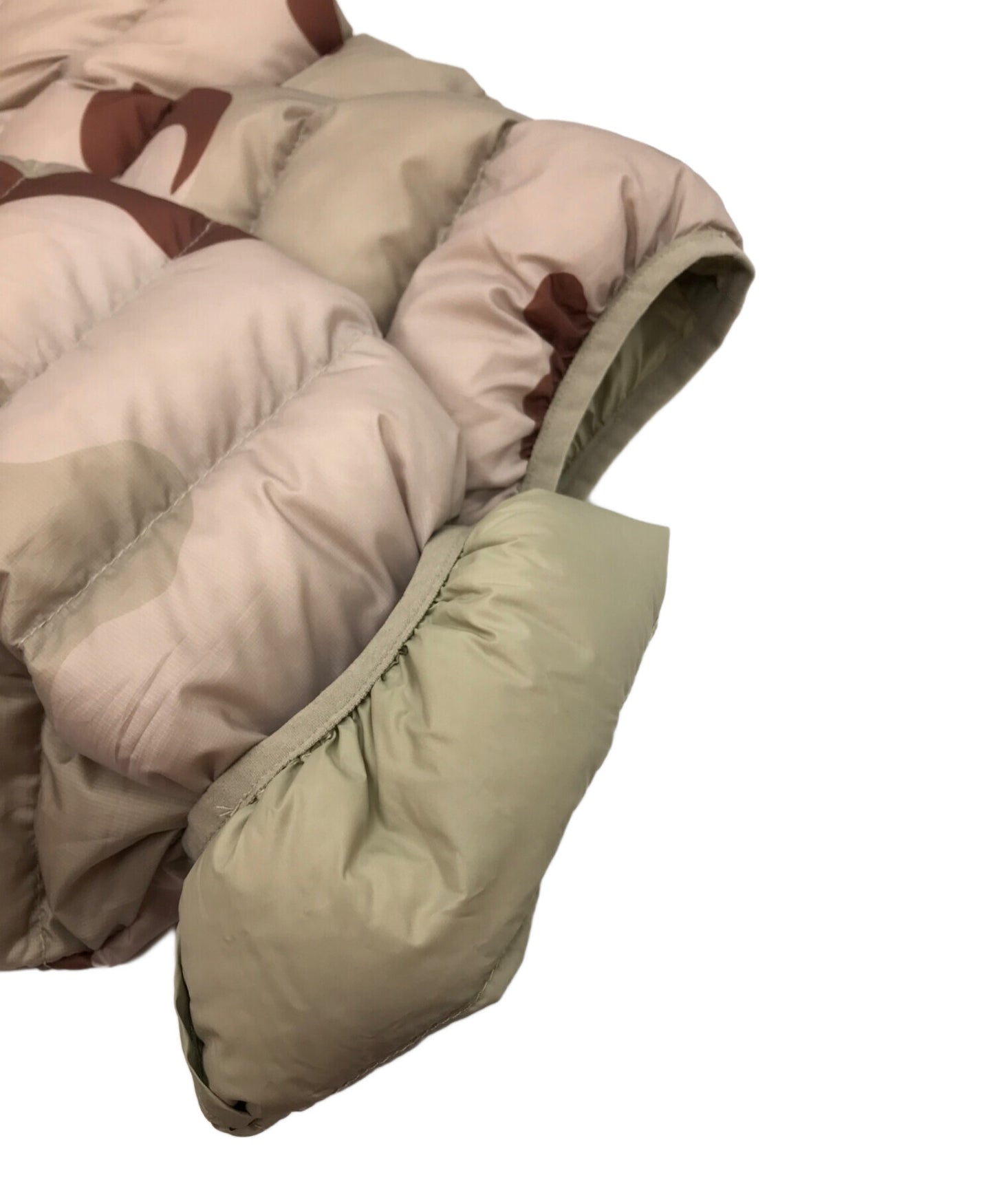 [Pre-owned] SUPREME 24FW Micro Down Half Zip Hooded Pullover