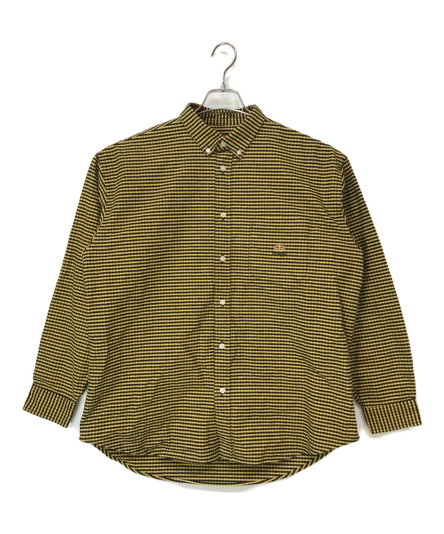 [Pre-owned] SUPREME 24SS Loose Fit Flannel Oxford Shirt