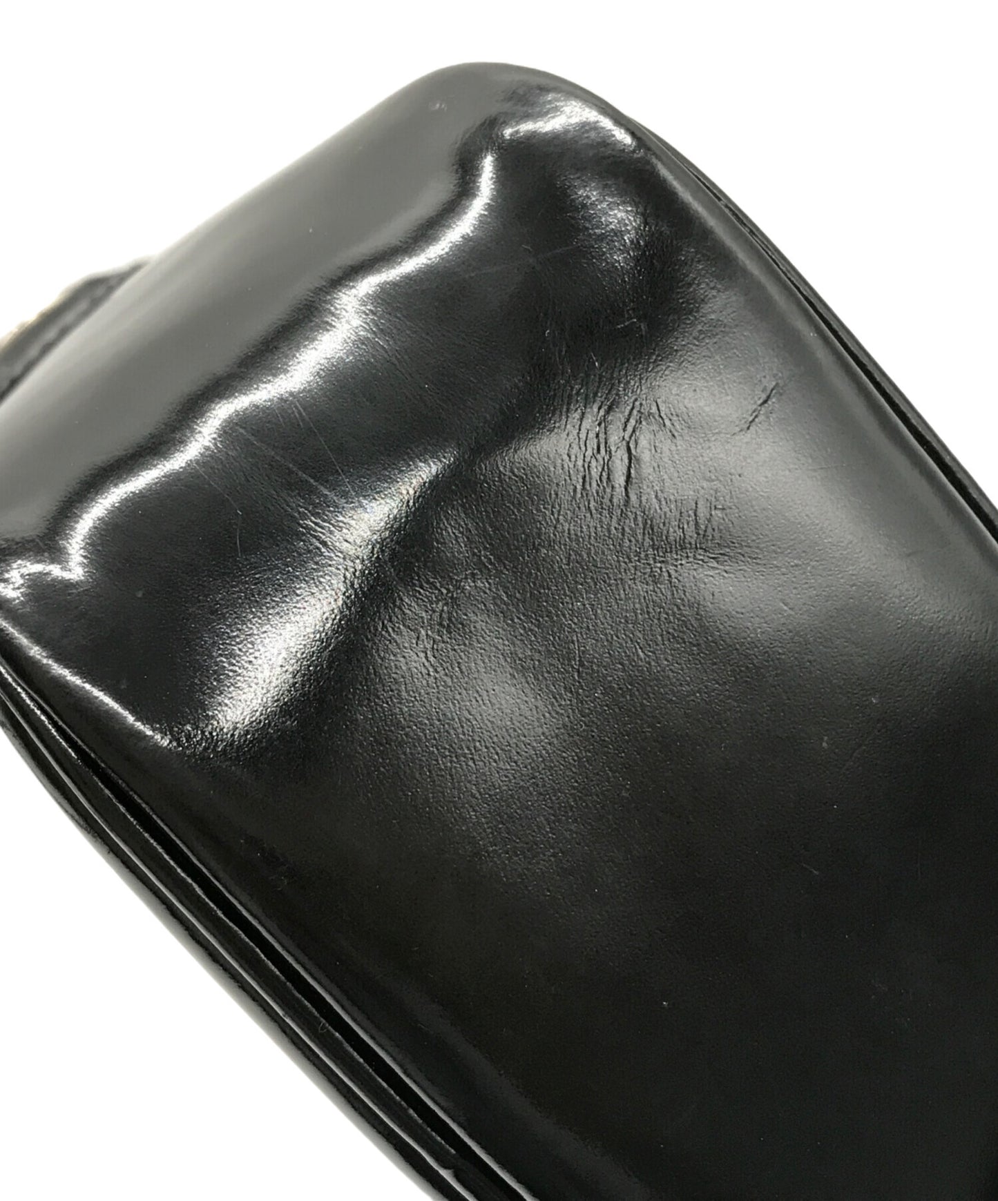 [Pre-owned] COMME des GARCONS Patent leather 2-way mini handbag KZ-K 262