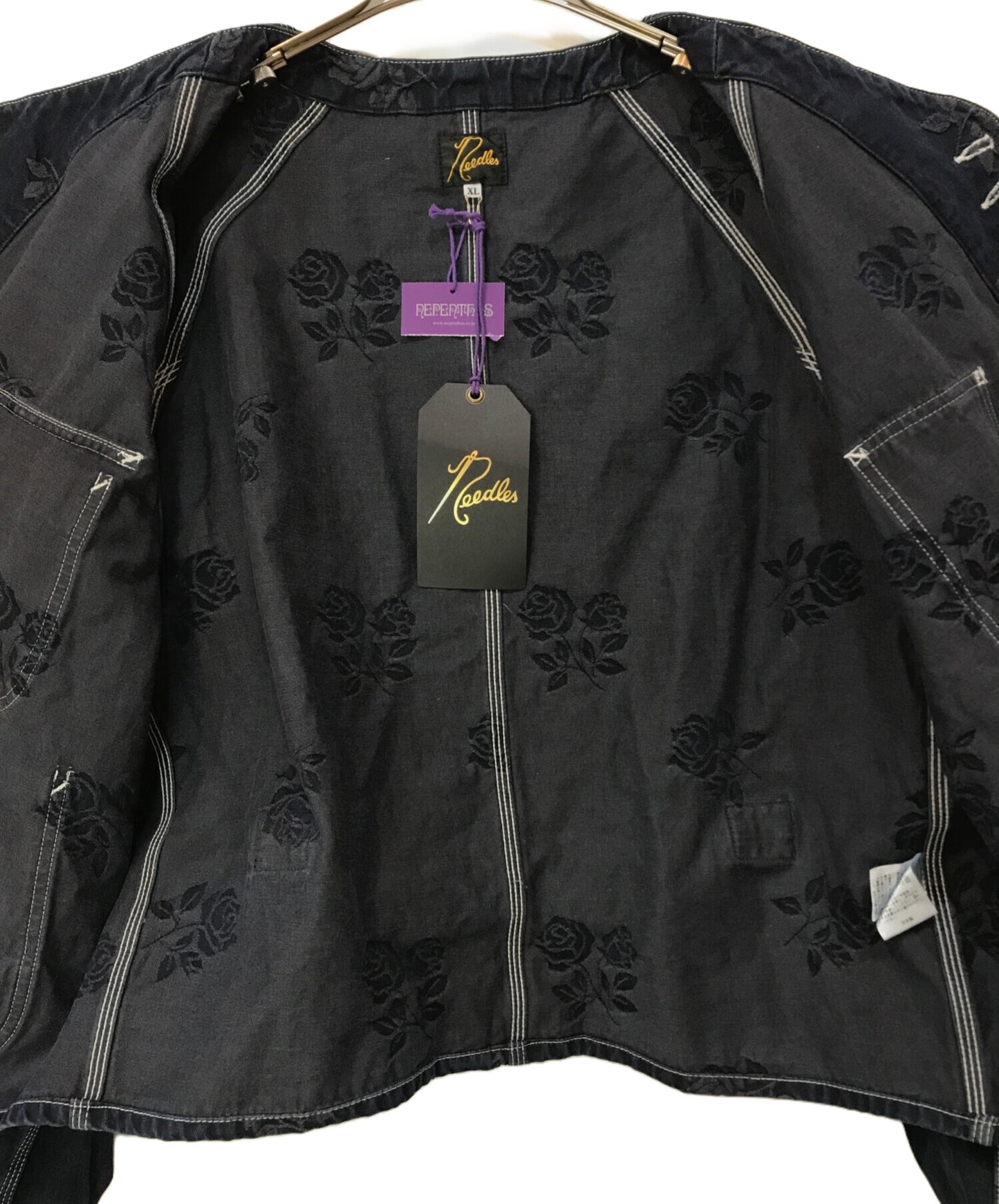 [Pre-owned] Needles 24AW Short Coverall 10oz Denim Jacket PU200