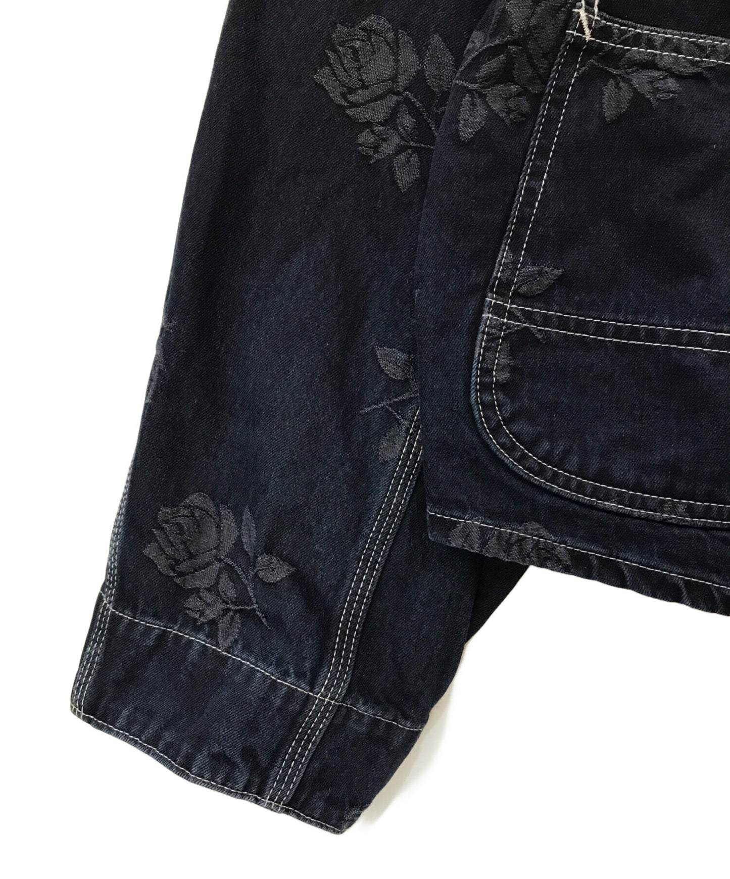 [Pre-owned] Needles 24AW Short Coverall 10oz Denim Jacket PU200