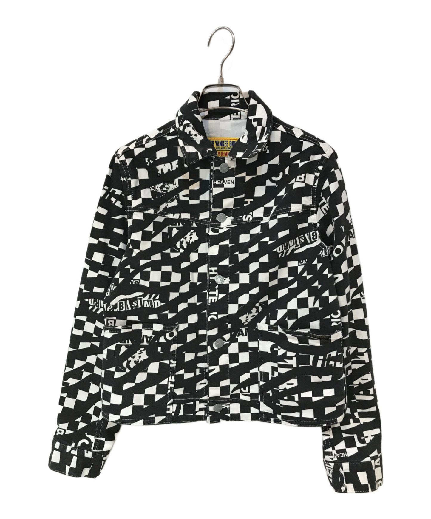 [Pre-owned] Hysteric Glamour STEREOLAB MIX pattern compact jacket 01223AB09