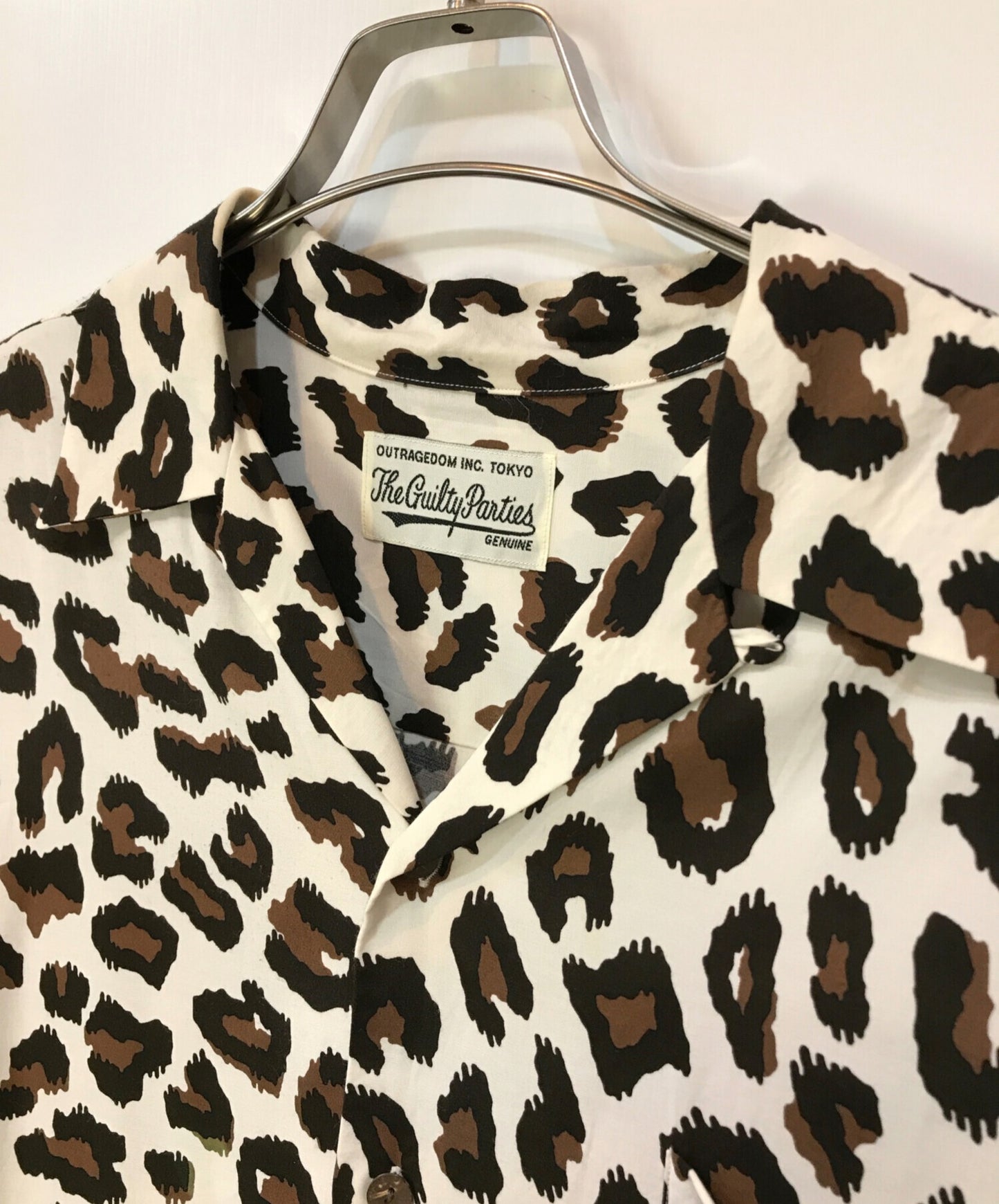 [Pre-owned] WACKO MARIA LEOPARD HAWAIIAN SHIRT S/S