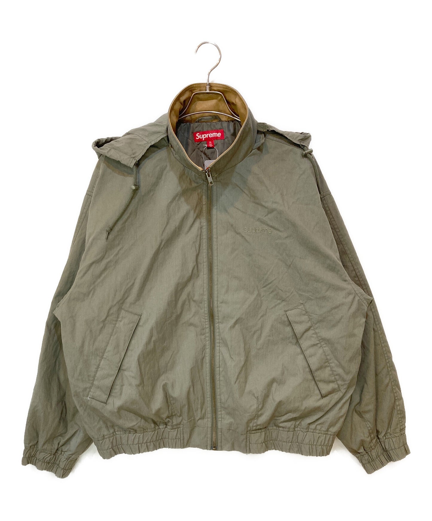 [Pre-owned] SUPREME 25SS Leather Collar Utility Jacket
