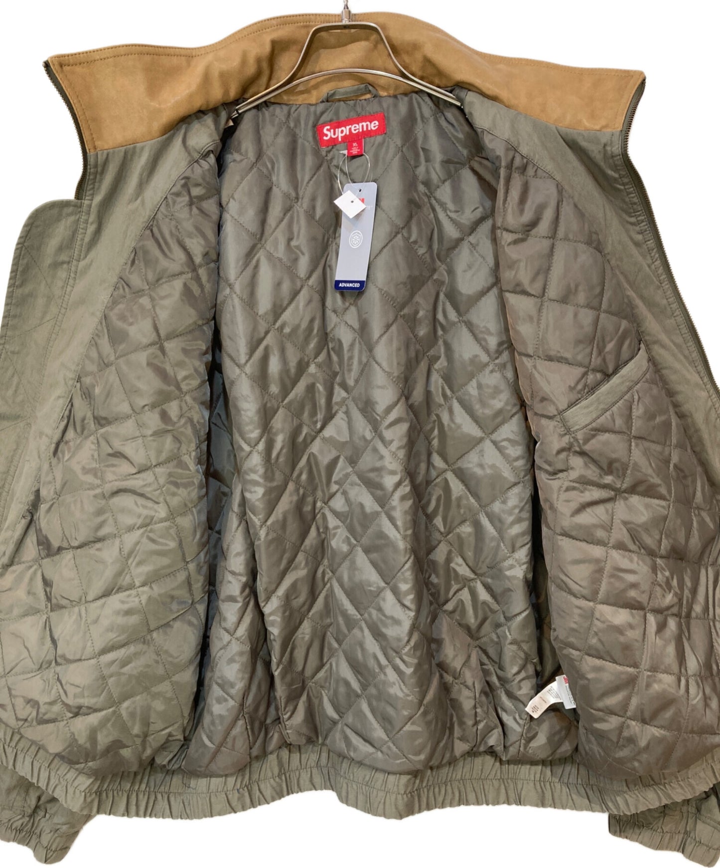 [Pre-owned] SUPREME 25SS Leather Collar Utility Jacket