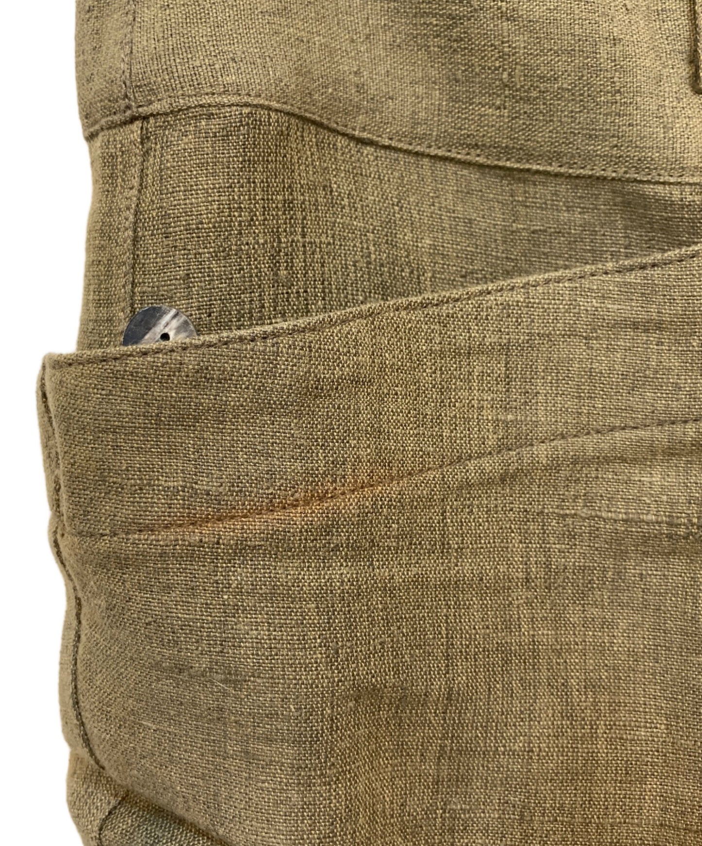 [Pre-owned] ISSEY MIYAKE 80s linen blend pants LG41344