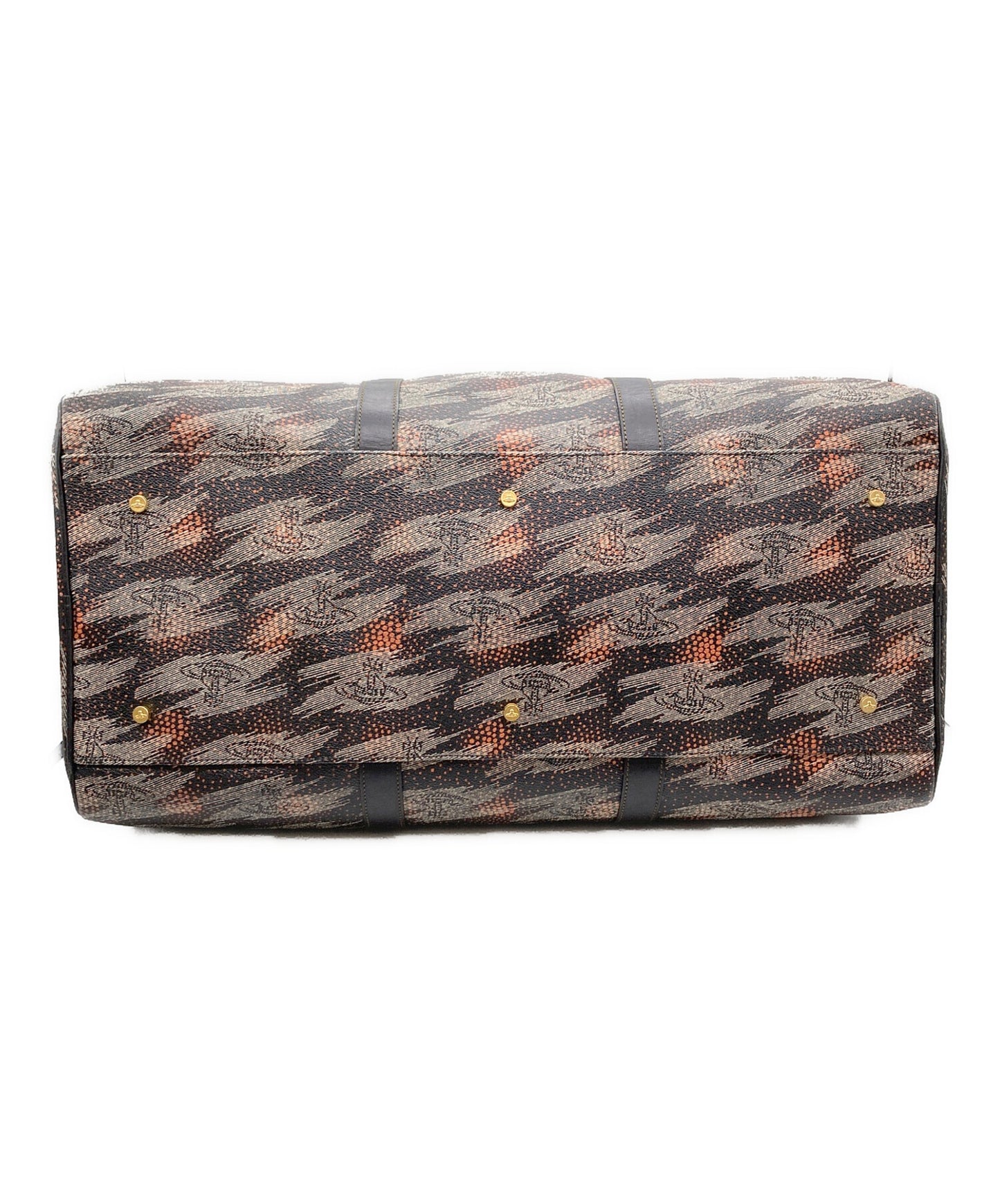 [Pre-owned] Vivienne Westwood Orb Graphic Boston Bag