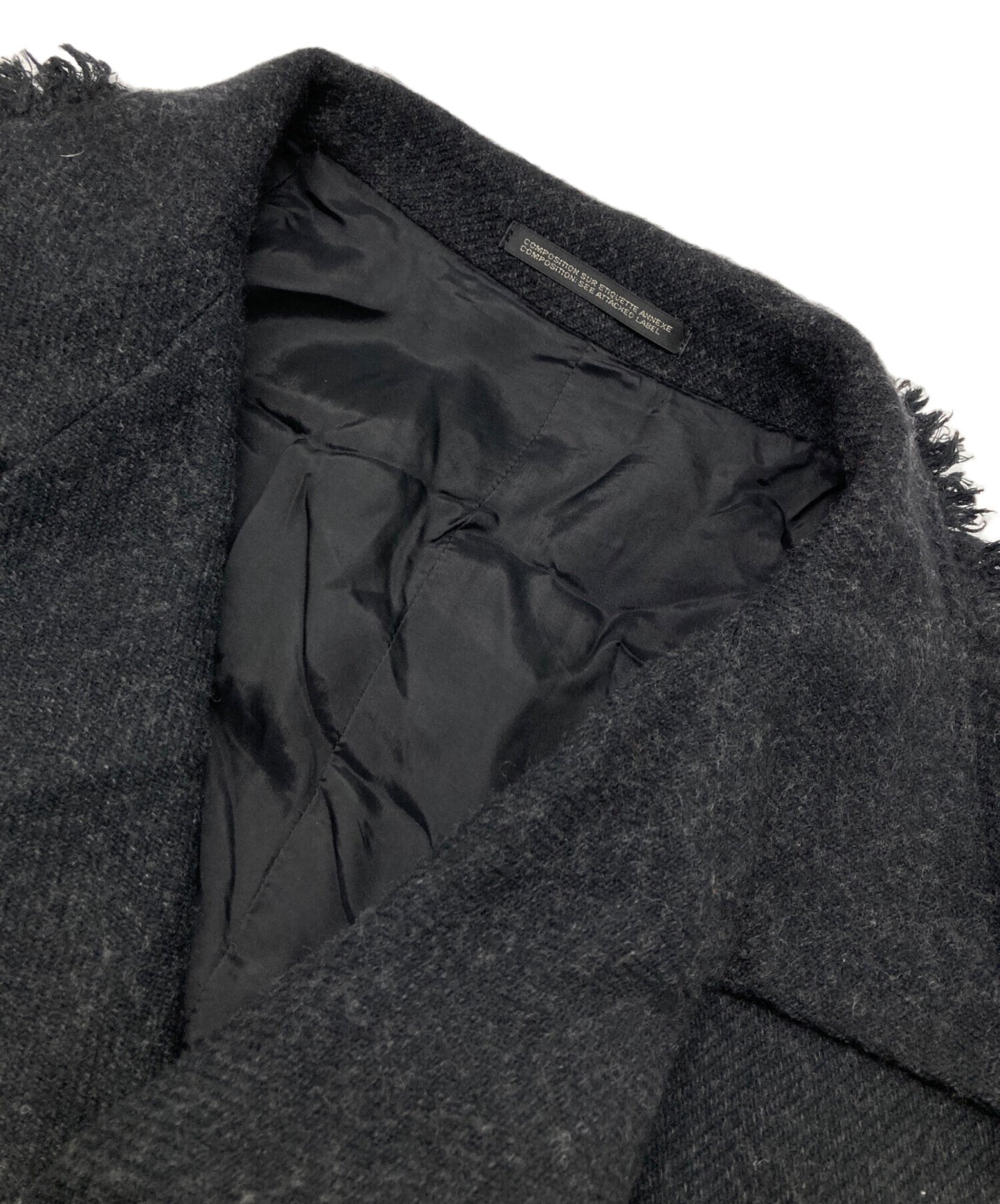 [Pre-owned] YOHJI YAMAMOTO 08AW Fringe design half coat FE-C13-150