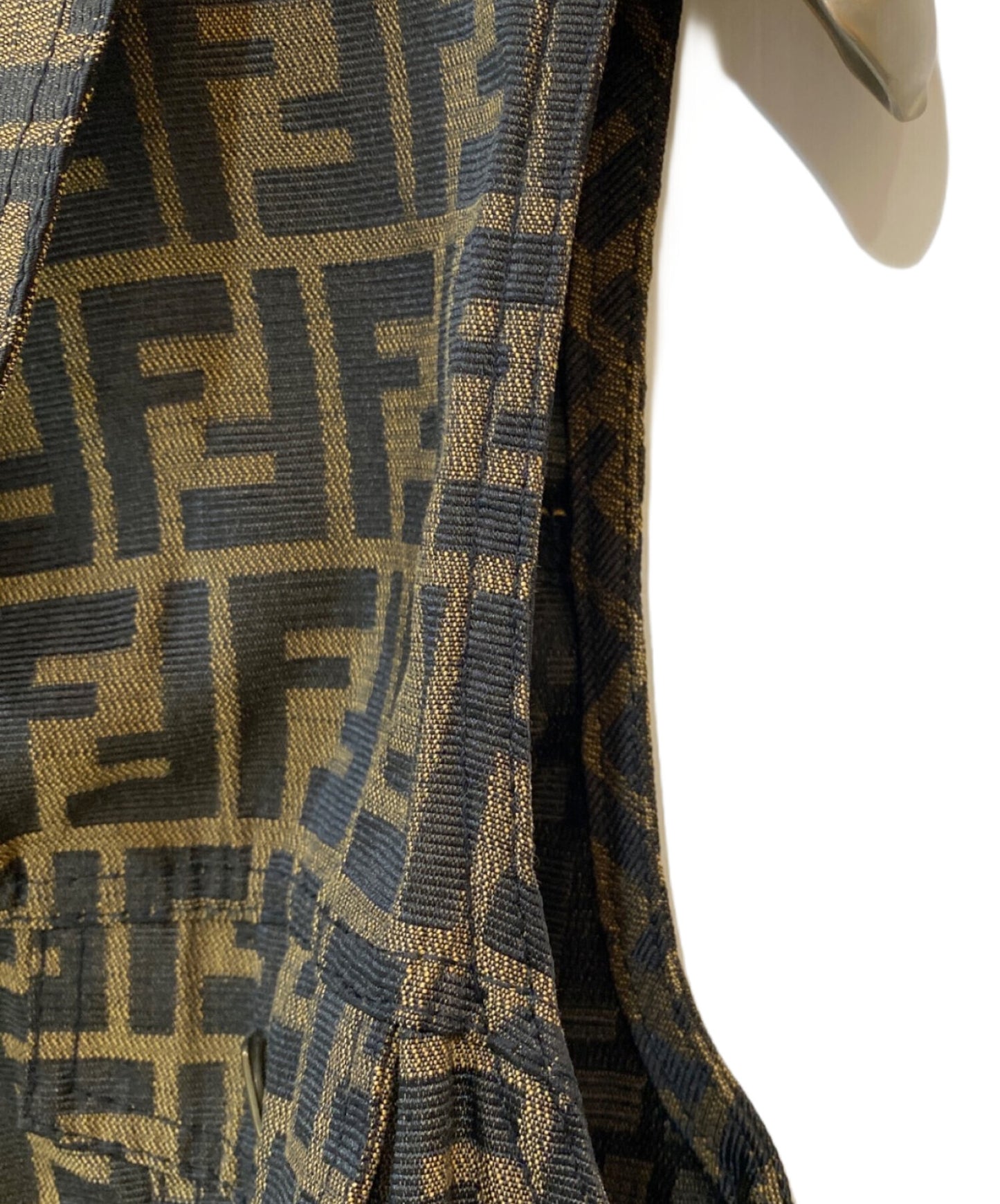 [Pre-owned] FENDI Zucca-Print Vest