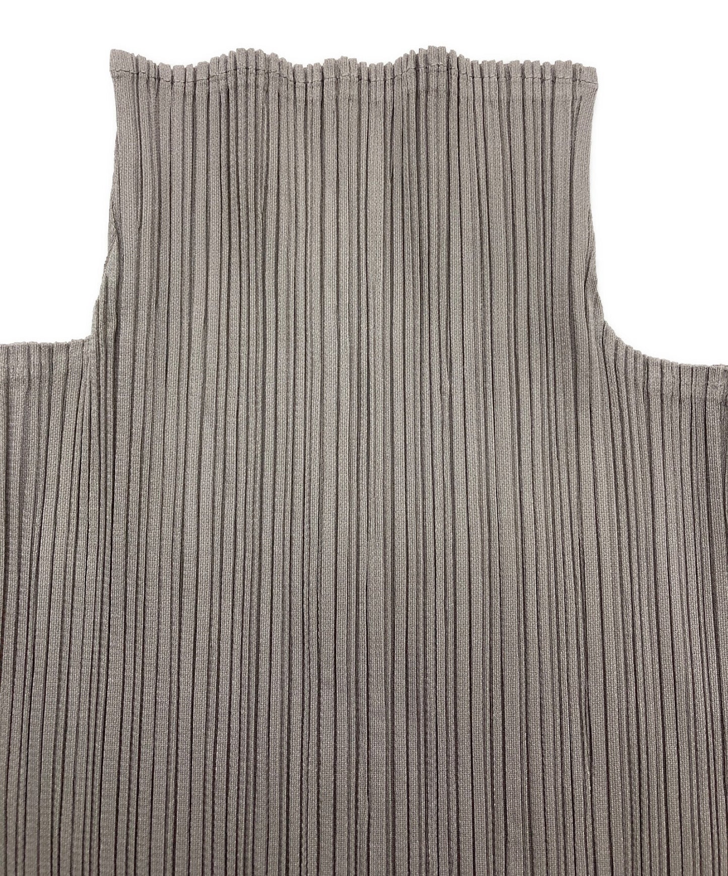 [Pre-owned] PLEATS PLEASE Sleeveless High Neck Pleated Blouse PP04-JK603