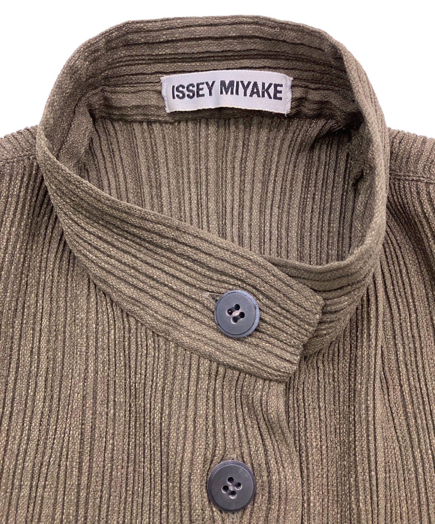 [Pre-owned] ISSEY MIYAKE pleated vest IM72-FE601