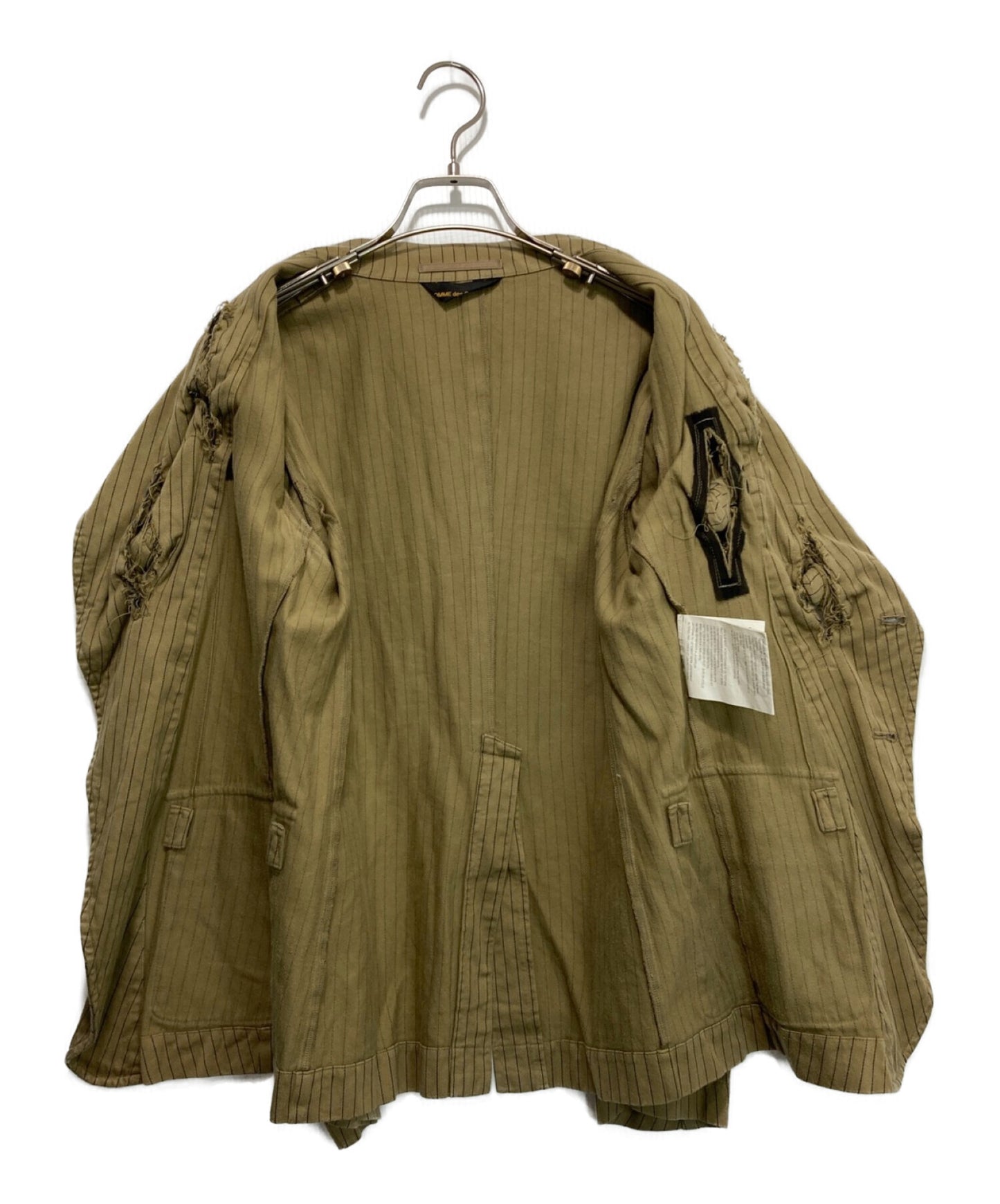 [Pre-owned] COMME des GARCONS Extreme Unbalancement/Design Stripe Tailored Jacket GI-J062