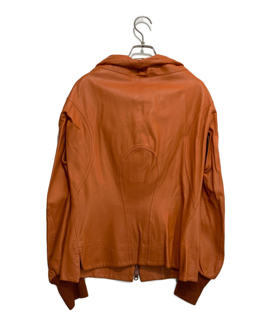 [Pre-owned] YOHJI YAMAMOTO Lamb leather jacket with side opening FN-J21-700