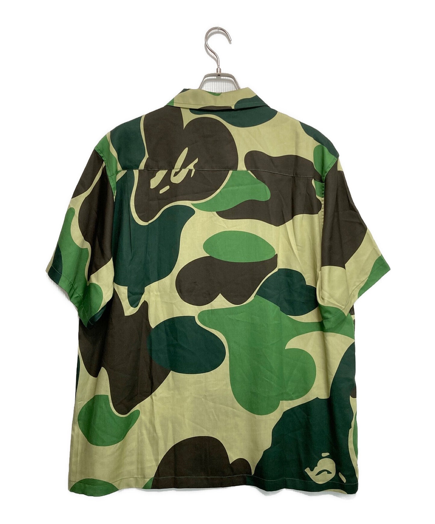 [Pre-owned] A BATHING APE ABC Camo Open Collar Shirt 001SRJ201002I