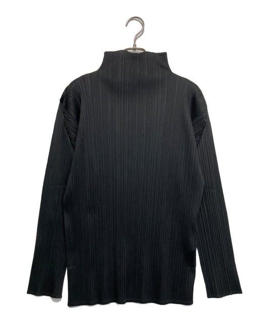 [Pre-owned] ISSEY MIYAKE Long Sleeve High Neck Pleated Cut and Sewn IM31-JK561