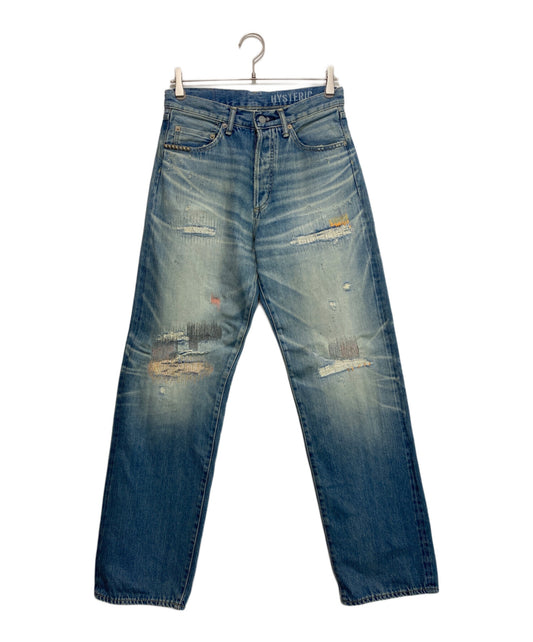 [Pre-owned] Hysteric Glamour CSR processed 60'S XX straight denim pants 02241AP09