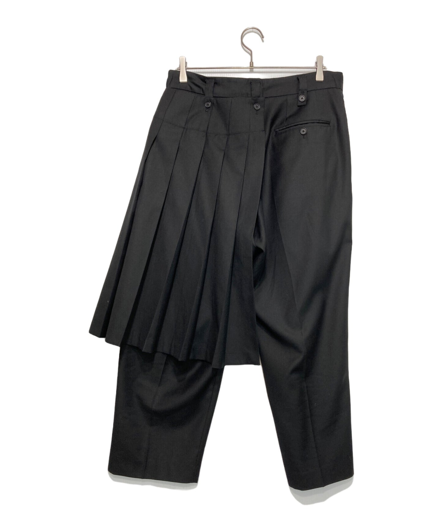 [Pre-owned] s'yte T/W GABARDINE LEFT SIDE PLEAT PANTS UU-P51-101