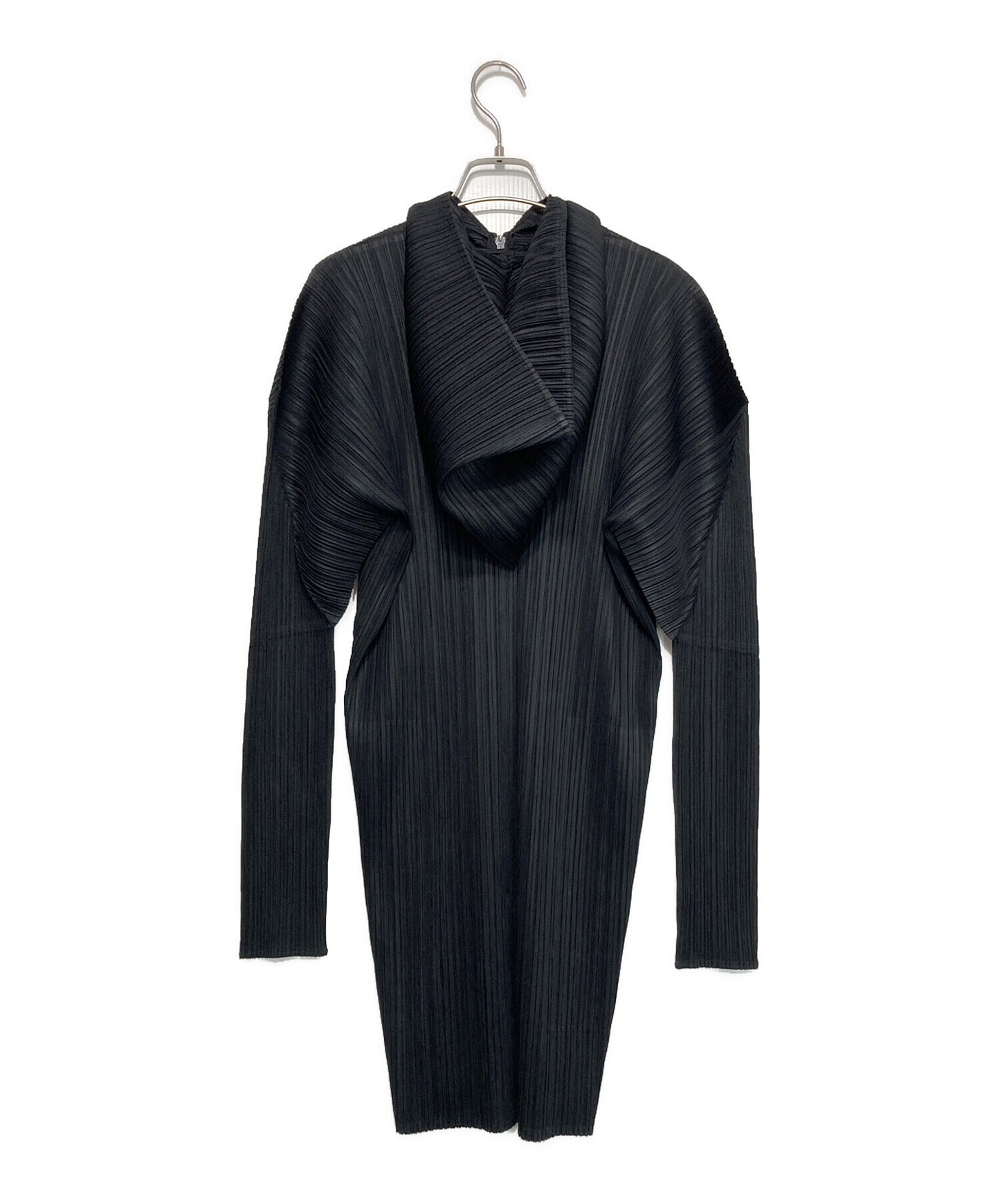 [Pre-owned] PLEATS PLEASE Hooded zip-up dress PP04-JD368