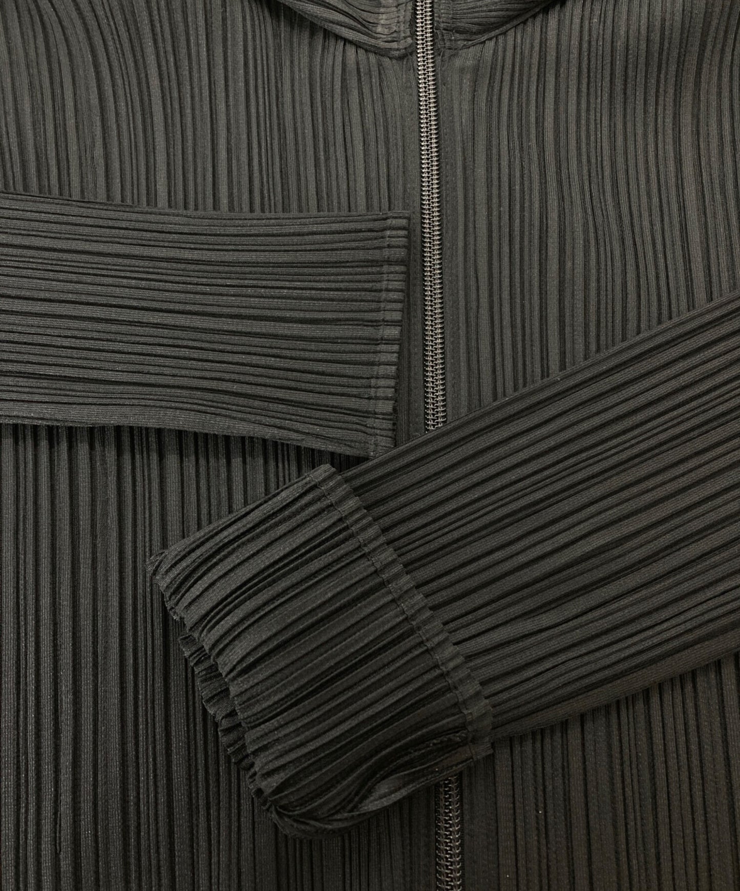 [Pre-owned] PLEATS PLEASE Hooded zip-up dress PP04-JD368